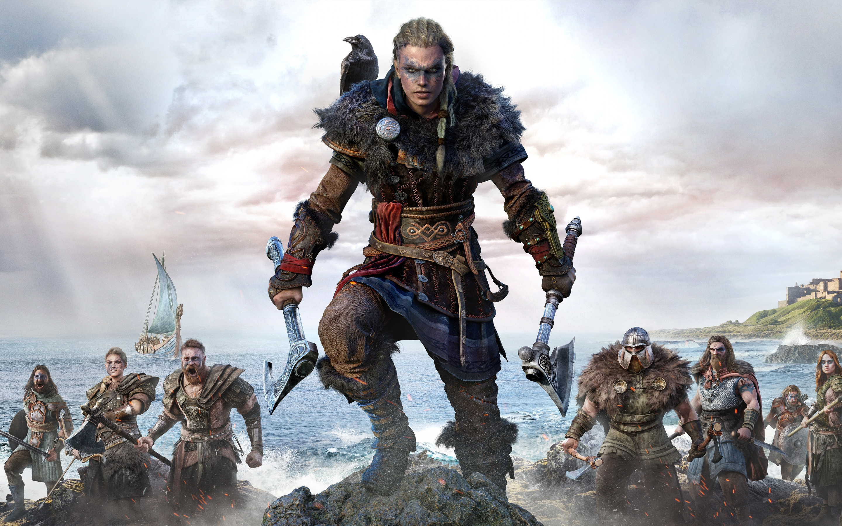 Vikings, game, Assassin's Creed Valhalla, 2020, 2880x1800 wallpaper