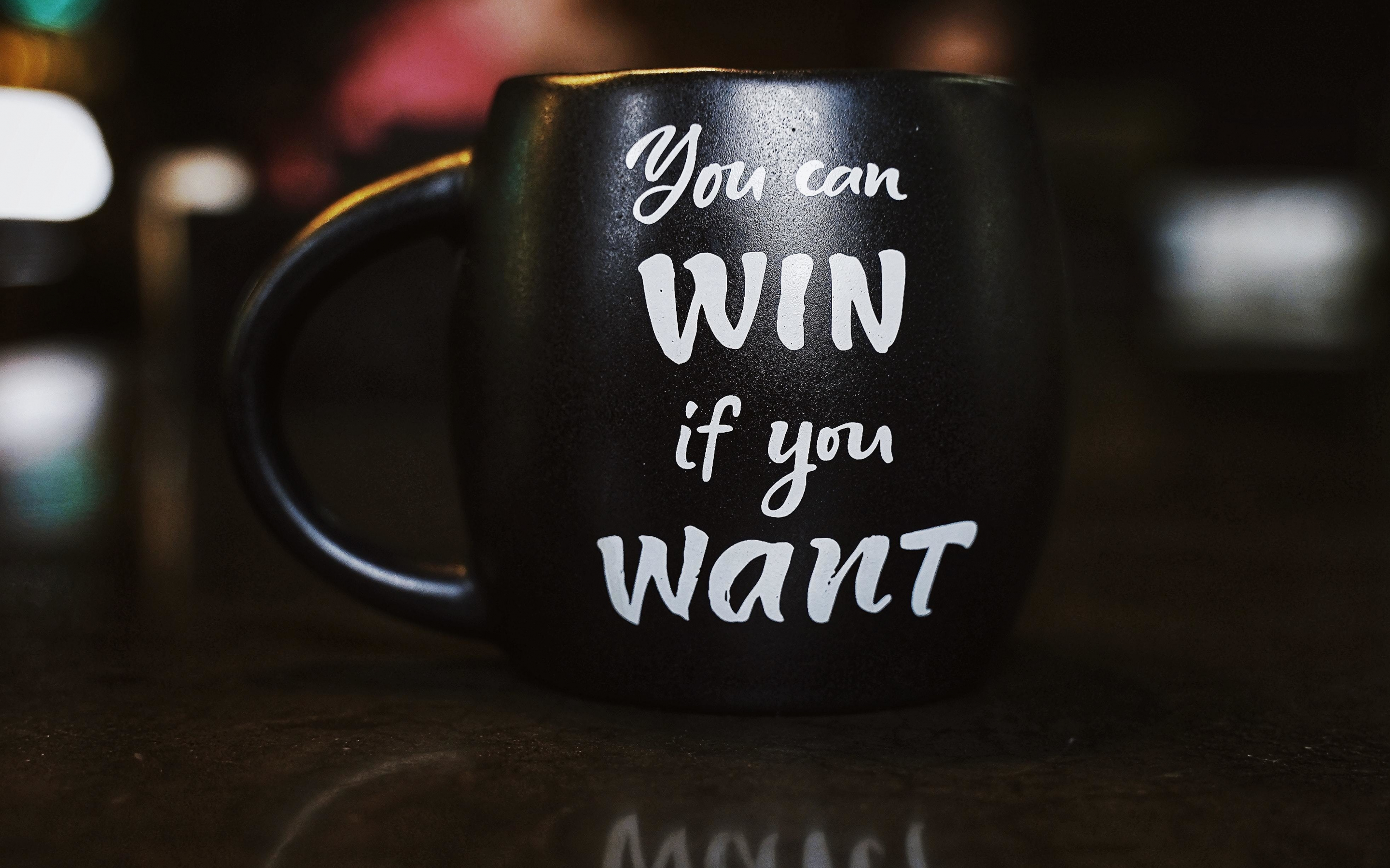 Coffee cup, black, quote, 2880x1800 wallpaper