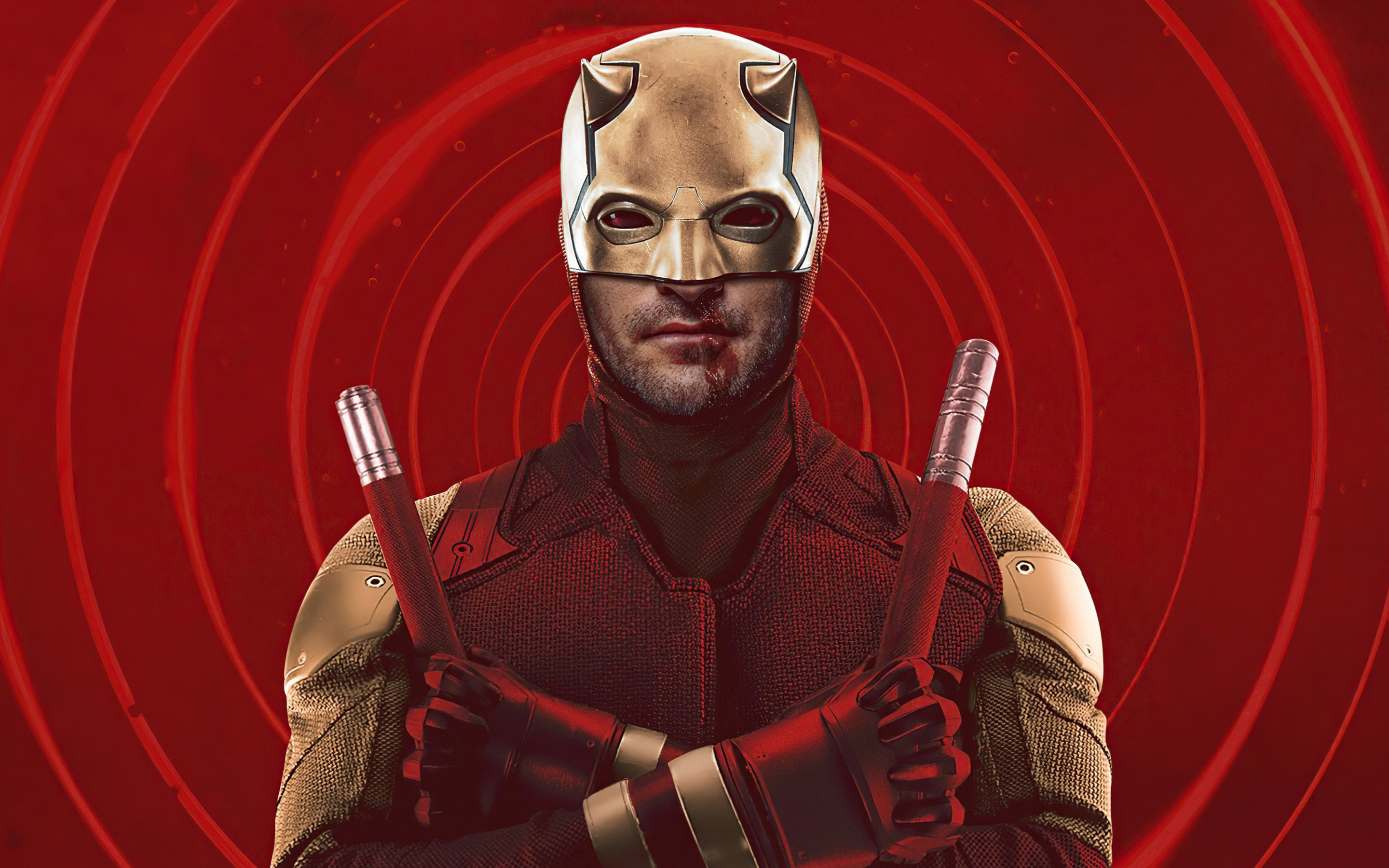 Daredevil: Born Again, 2024, poster, tv show, 2880x1800 wallpaper