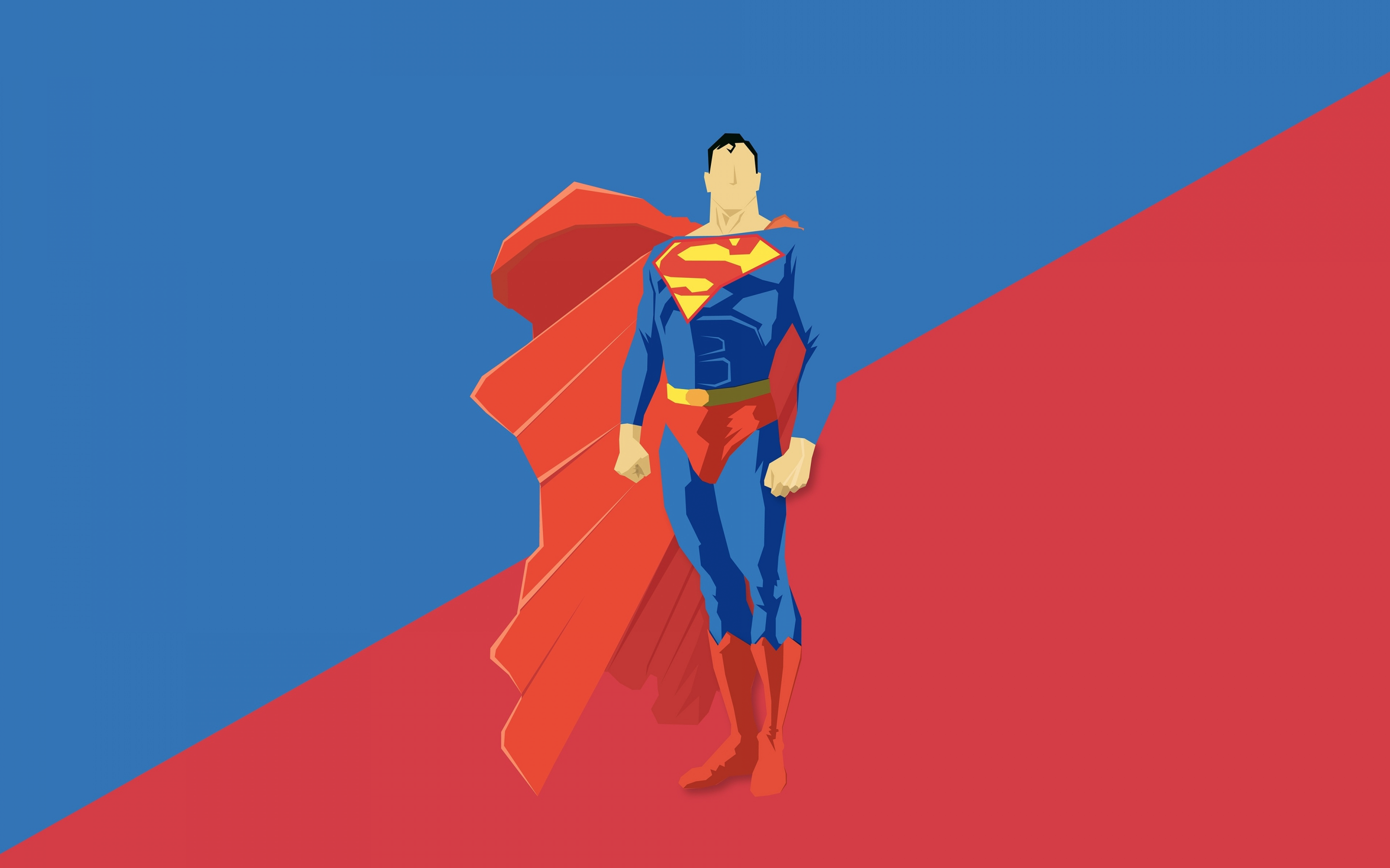 Minimal, 2019, superman, art, 2880x1800 wallpaper