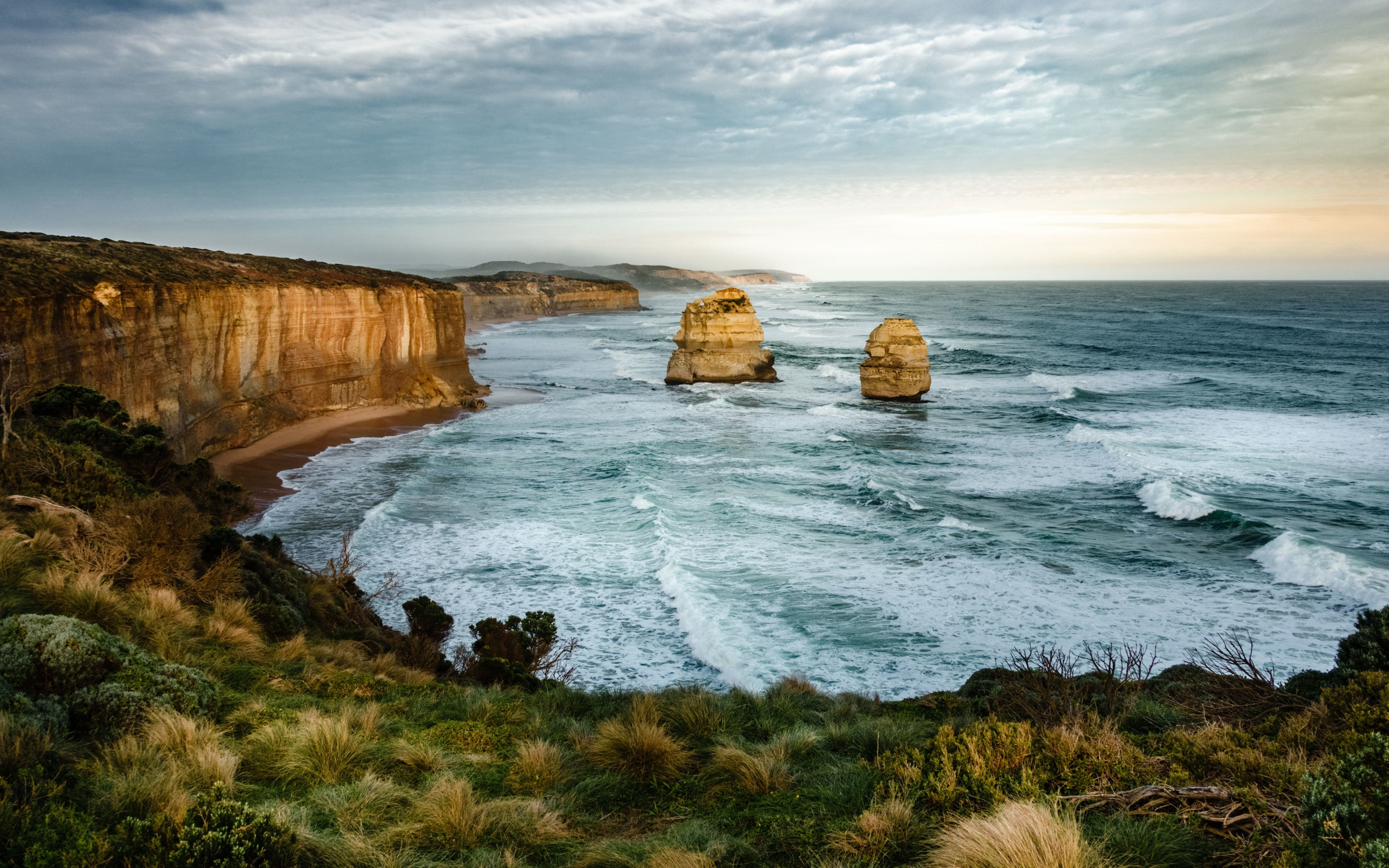 The Twelve Apostles, coast, Victoria, national park, 2880x1800 wallpaper