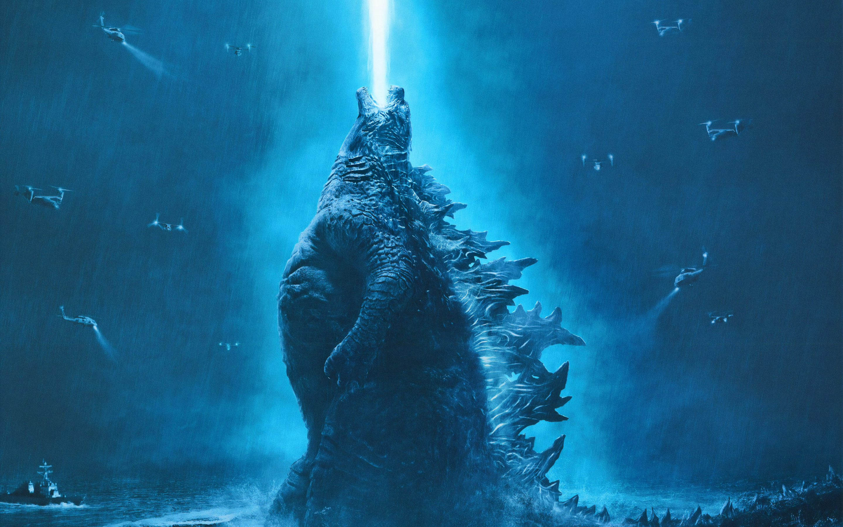 Godzilla: King of The Monsters, movie, 2019, 2880x1800 wallpaper