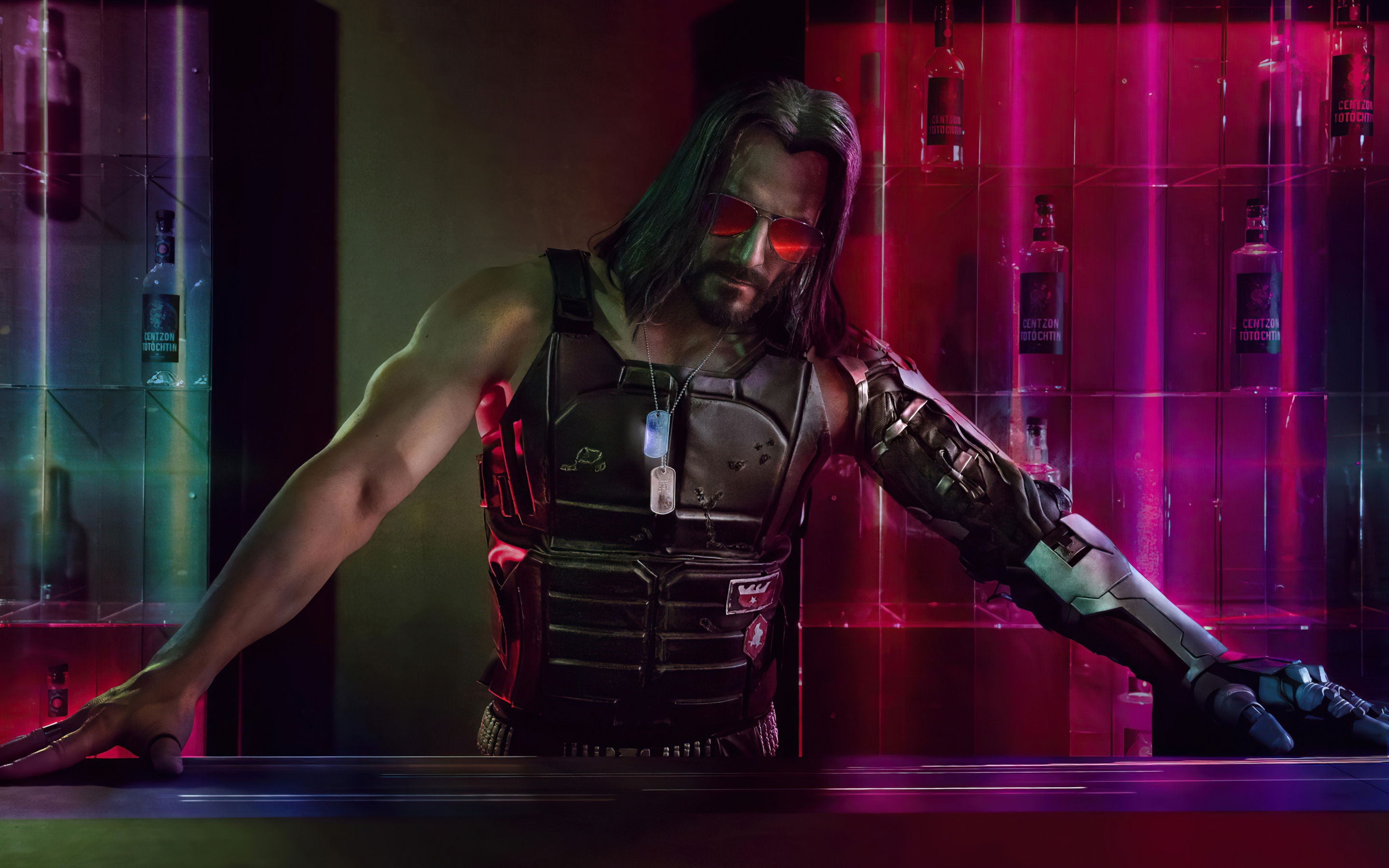 Keanu, cyberpunk 2077, game character, 2880x1800 wallpaper
