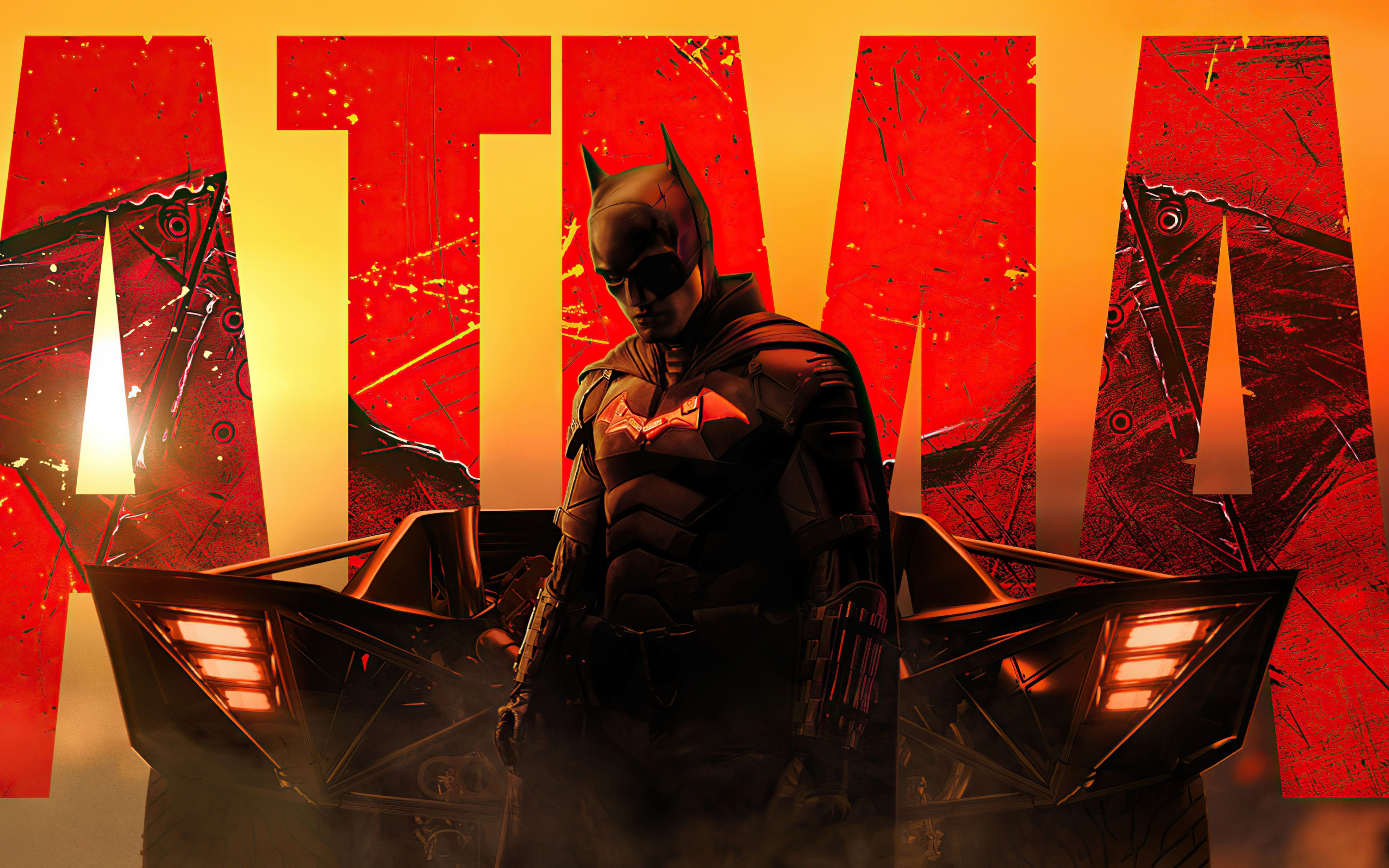 The Batman, movie poster, 2022, fan-made, 2880x1800 wallpaper