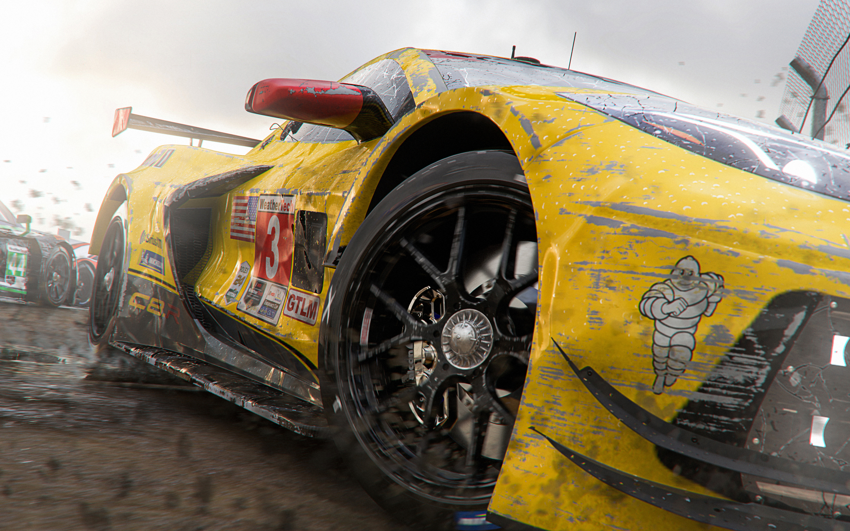 Forza Motorsport, game, yellow car, 2880x1800 wallpaper