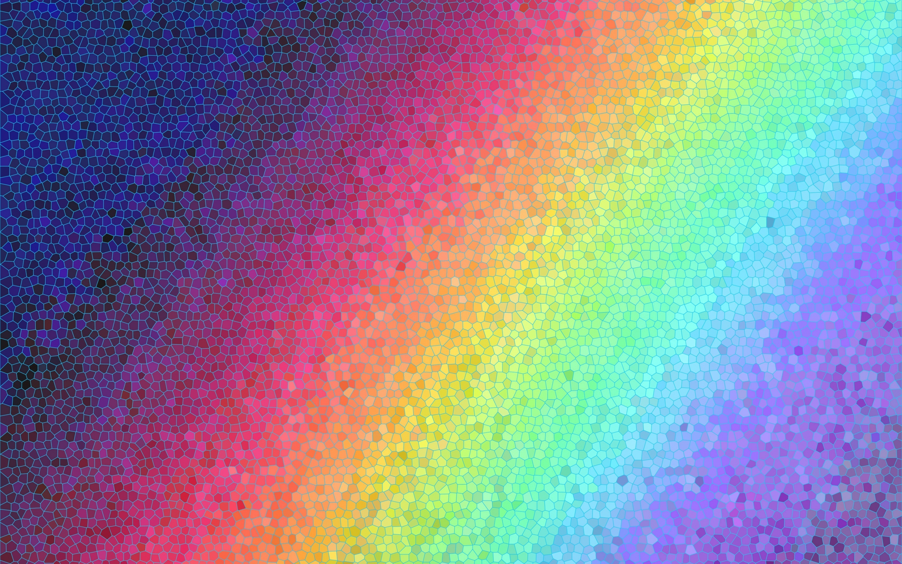 Rainbow, mosaic, texture, 2880x1800 wallpaper