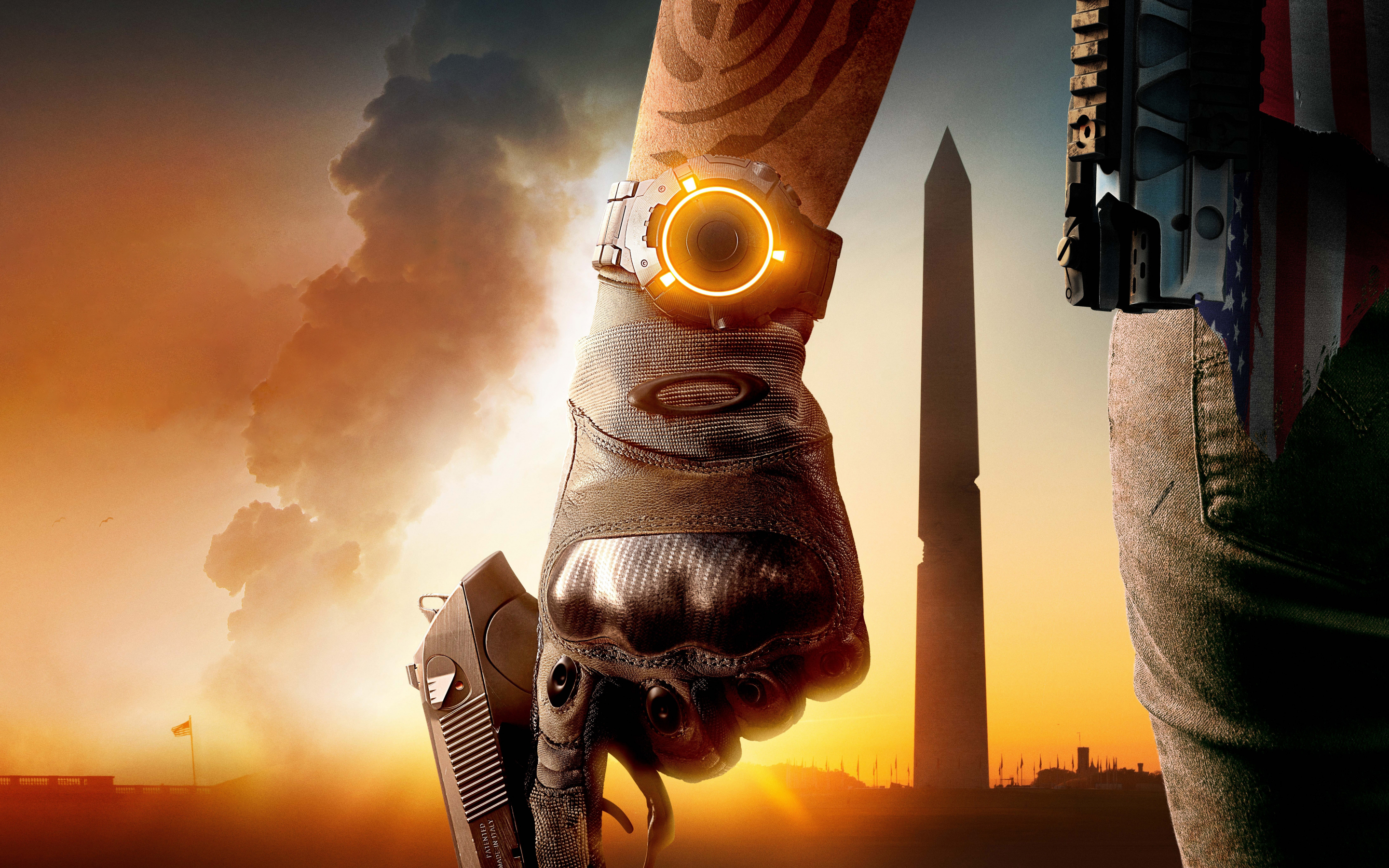 Gun in hand, Tom Clancy's The Division 2, 2019, 2880x1800 wallpaper