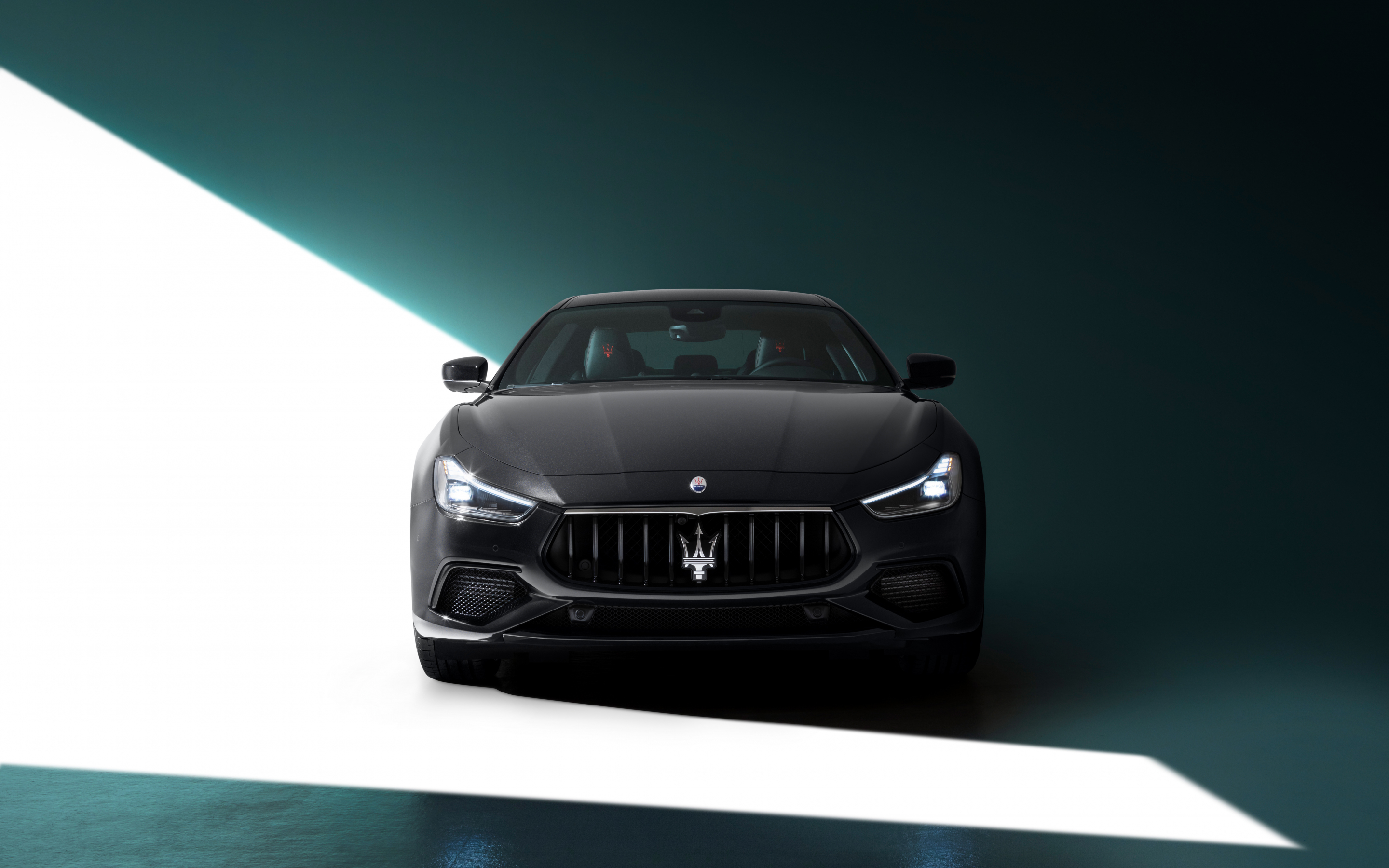 Black, 2021 Maserati Ghibli, luxury sedan, 2880x1800 wallpaper