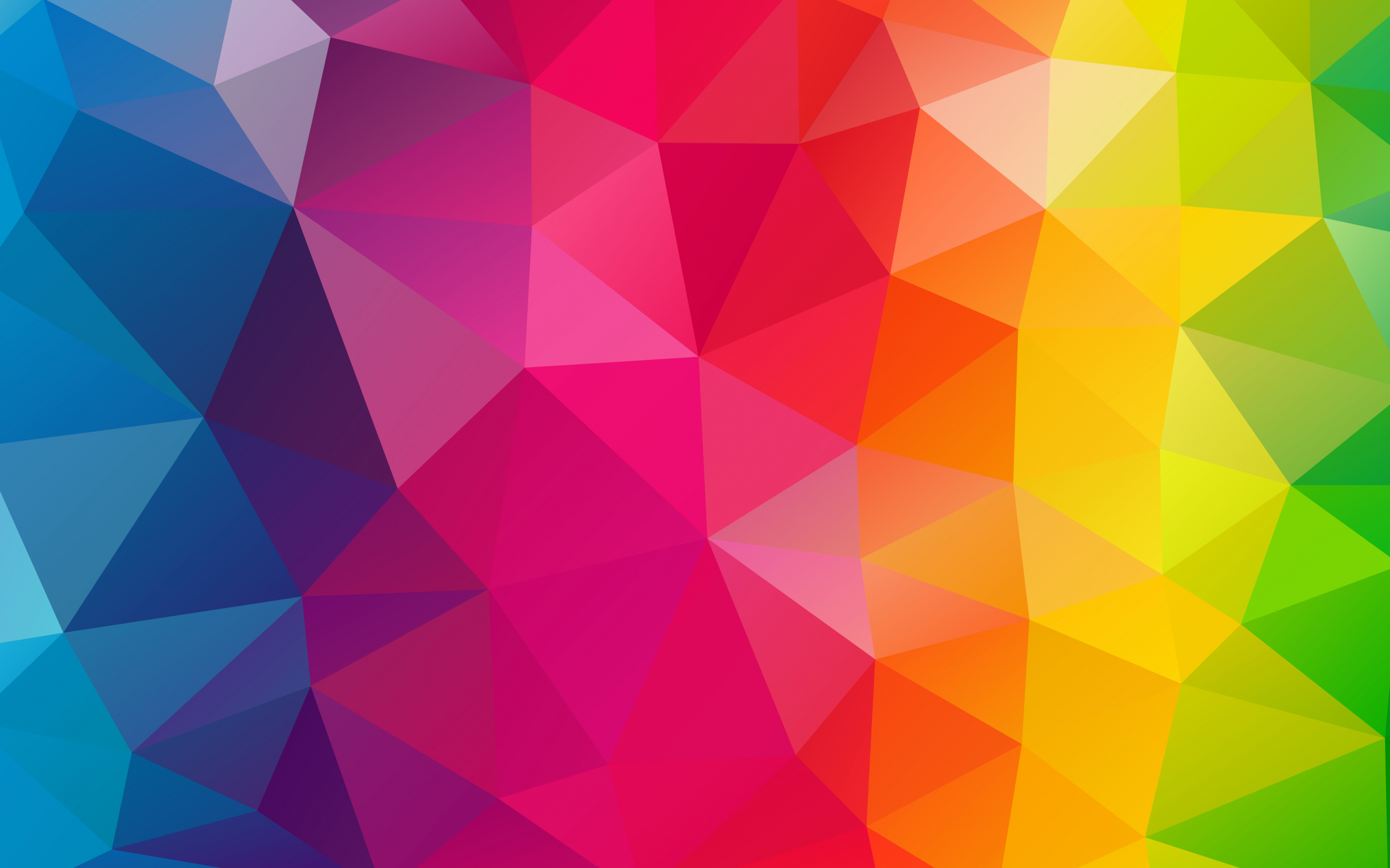 Colorful shapes, abstract, triangles, 2880x1800 wallpaper
