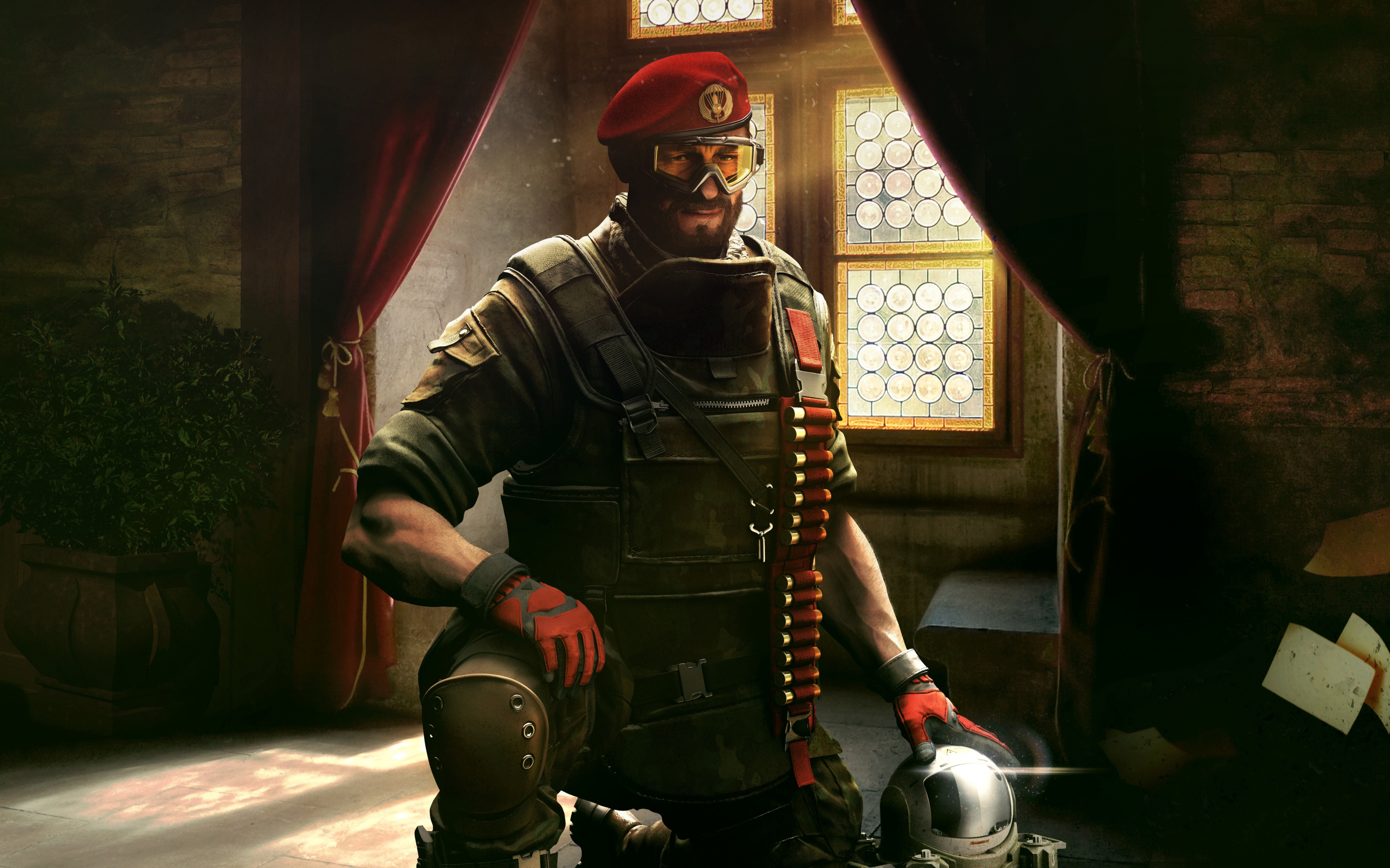 Video game, Soldier, Tom Clancy's Rainbow Six Siege, 2880x1800 wallpaper