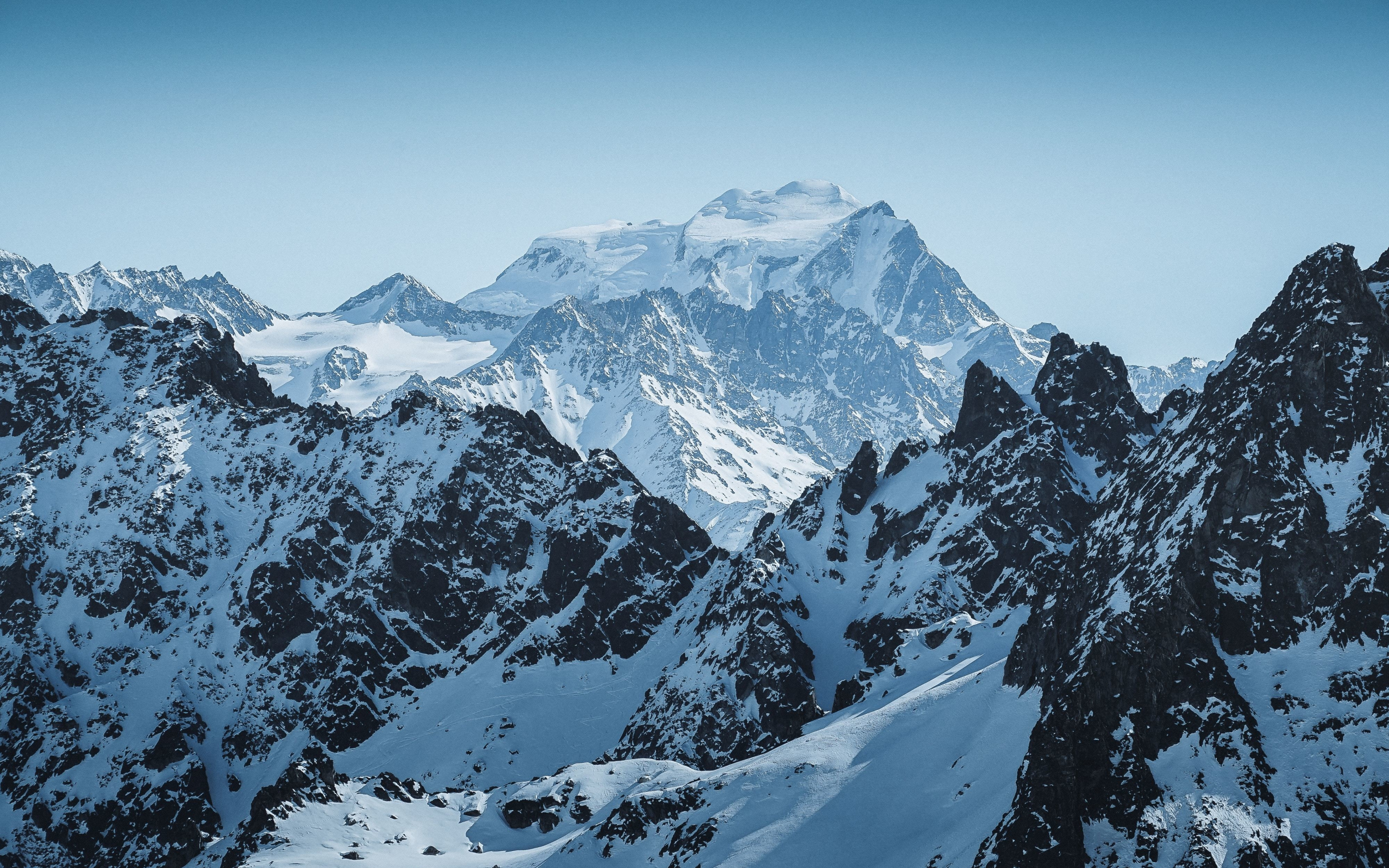 Grand Combin, mountains, Swiss, 2880x1800 wallpaper