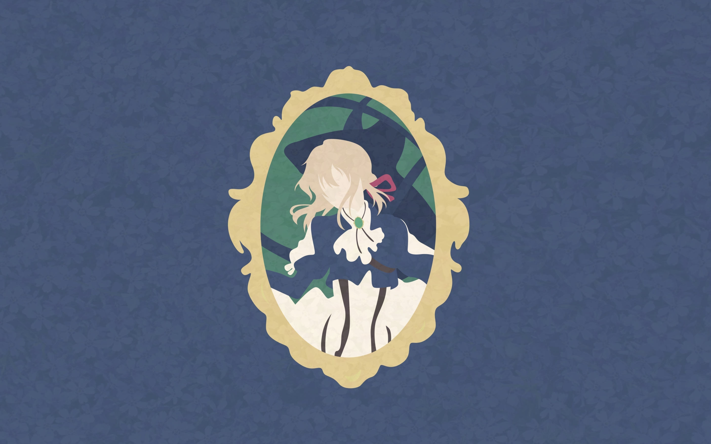 Violet evergarden, anime, blonde, minimal, 2880x1800 wallpaper