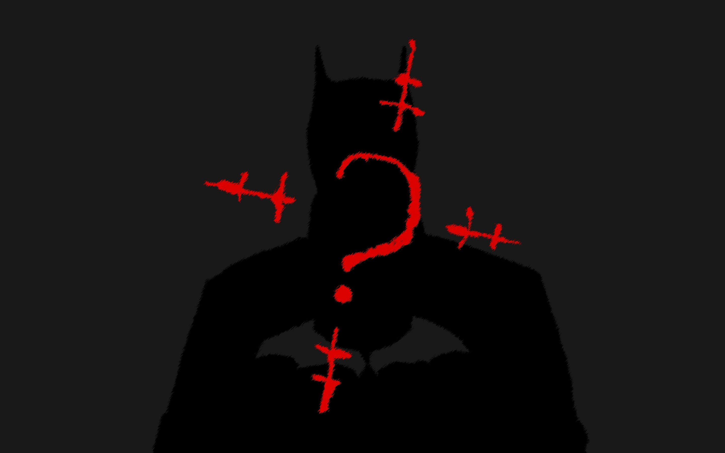 The Batman, Riddle, dark, 2880x1800 wallpaper