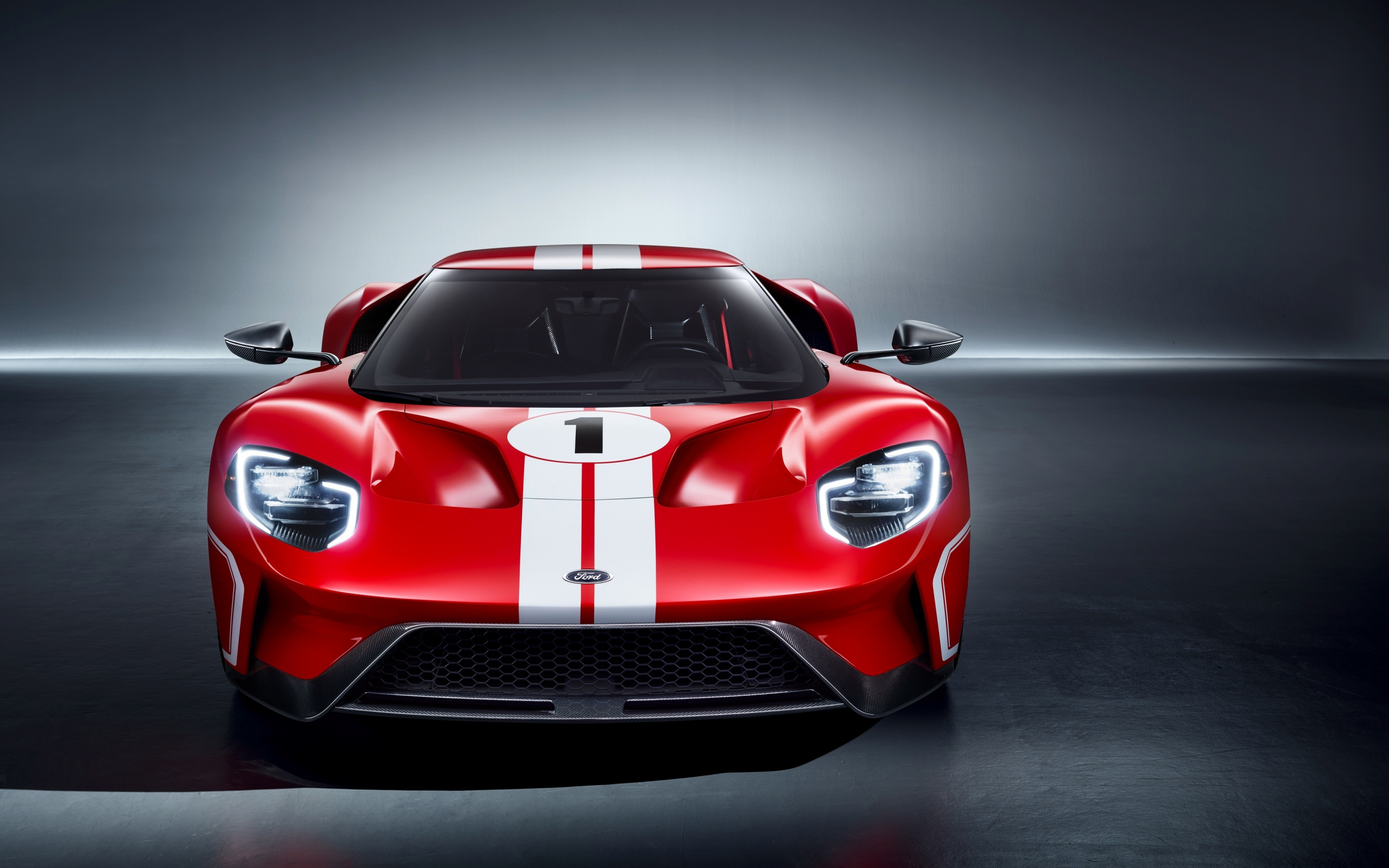 Red Ford GT, supercar, 2880x1800 wallpaper