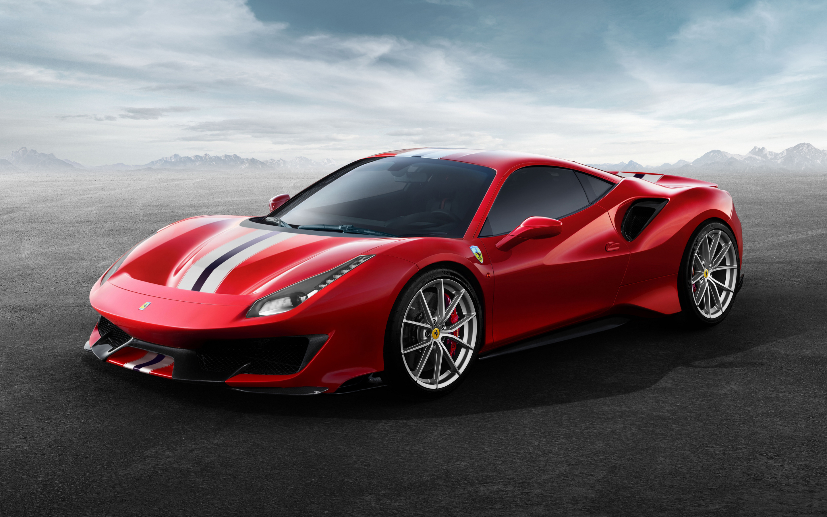 Ferrari 488 Pista, sports, supercar, 2018, 2880x1800 wallpaper