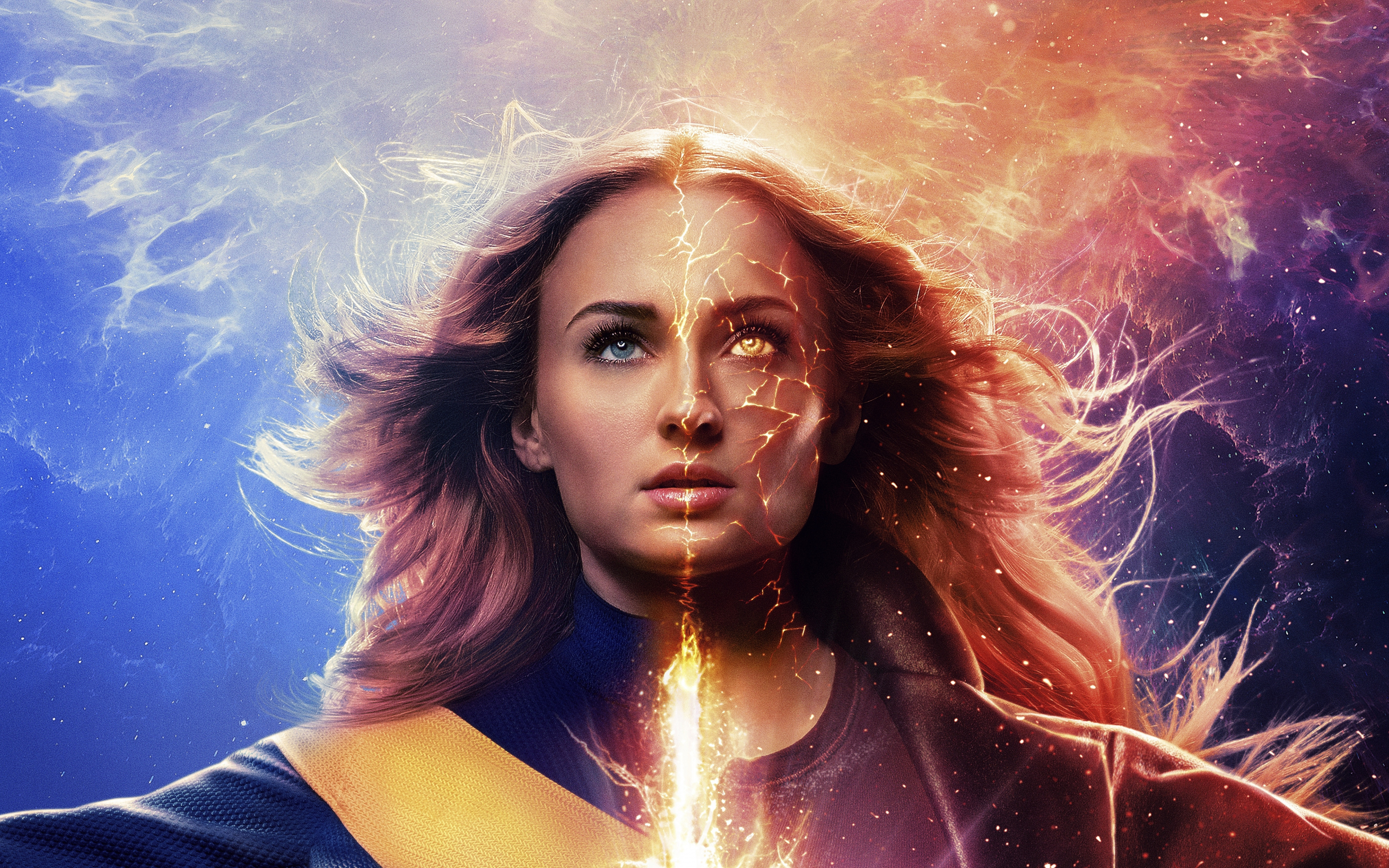 Dark Phoenix, Jean Grey, X-Men, Sophie Turner, 2880x1800 wallpaper