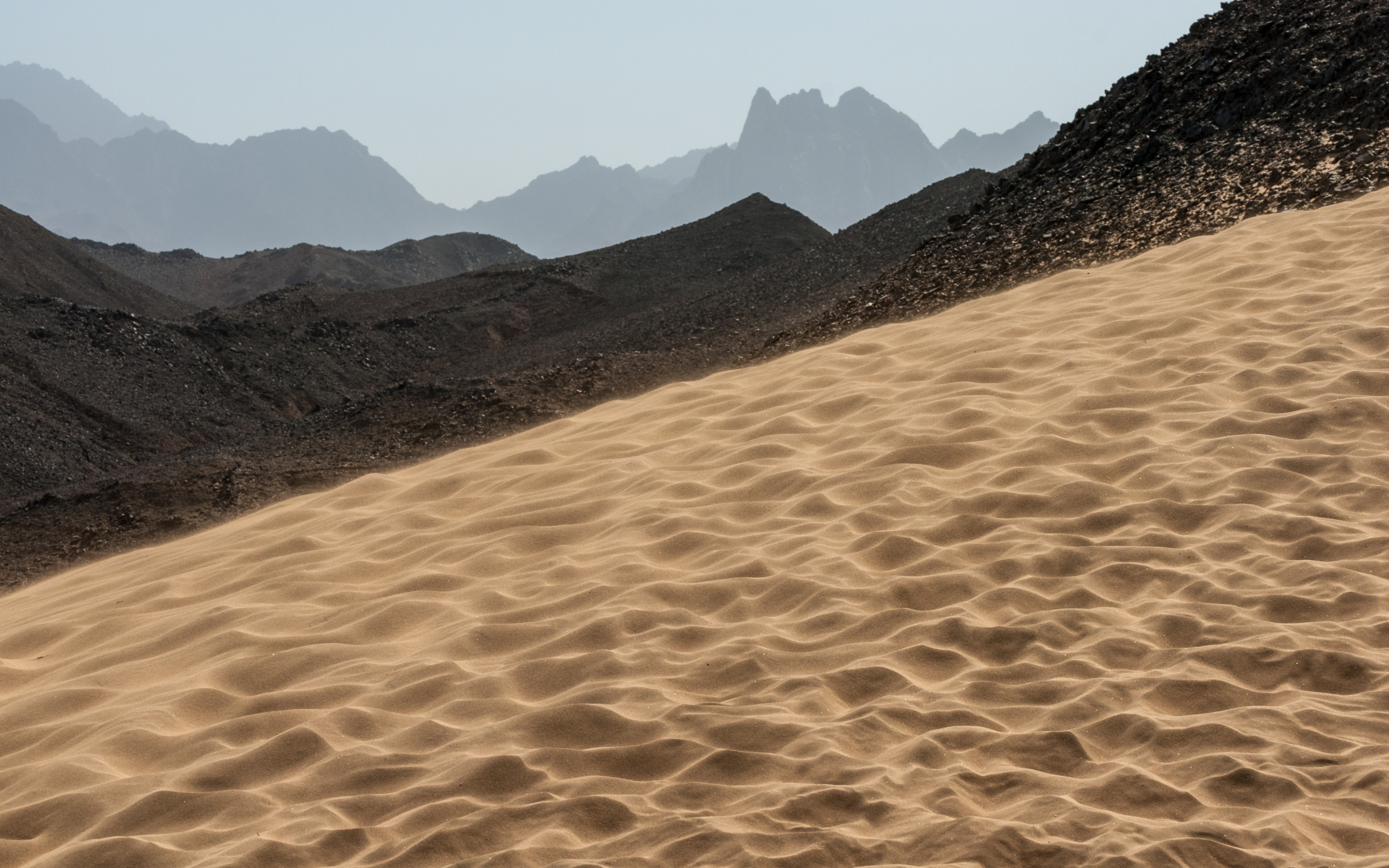 Desert, sand, landscape, 2880x1800 wallpaper