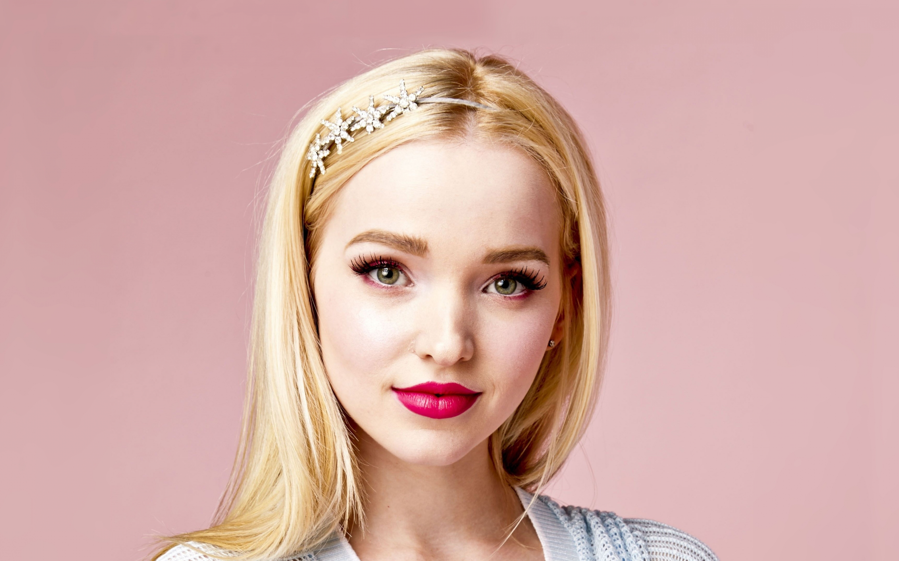 Download wallpaper 2880x1800 pink lips, gorgeous, dove cameron, mac pro ...