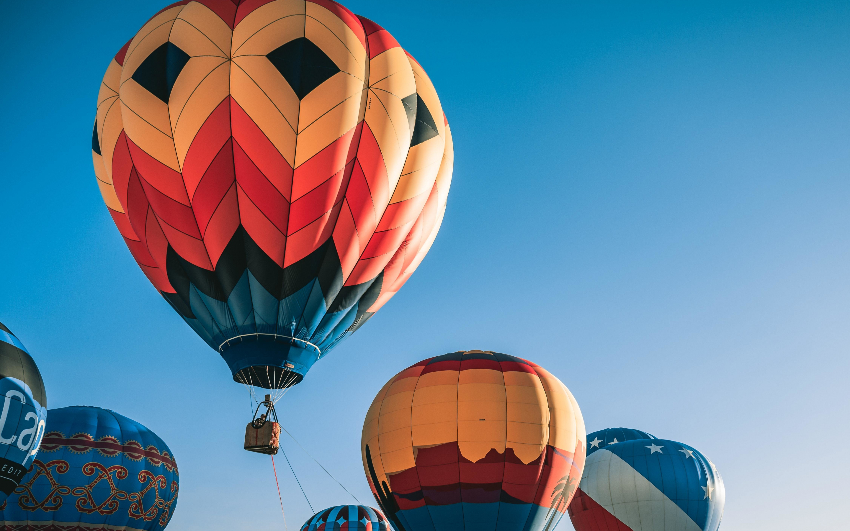Colorful, hot air balloons, festival, 2880x1800 wallpaper