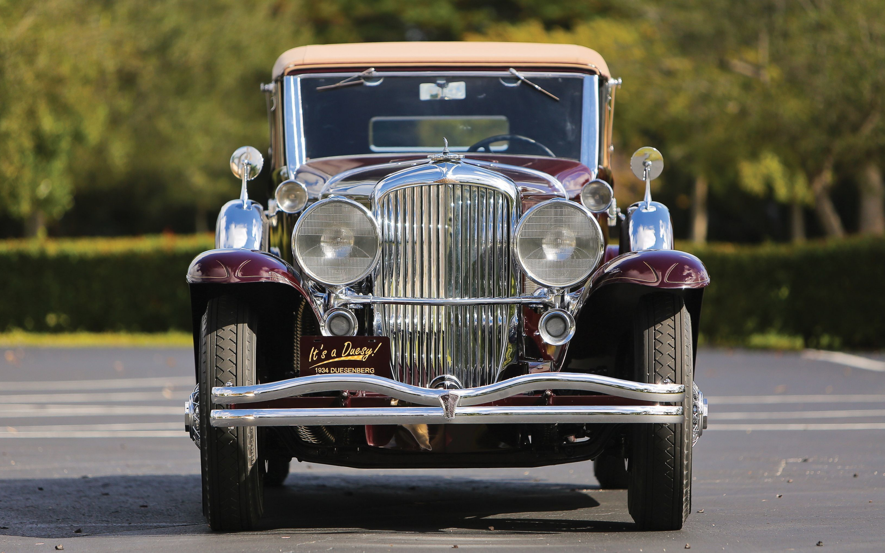 1934 Duesenberg Model SJ, classic car, front, 2880x1800 wallpaper