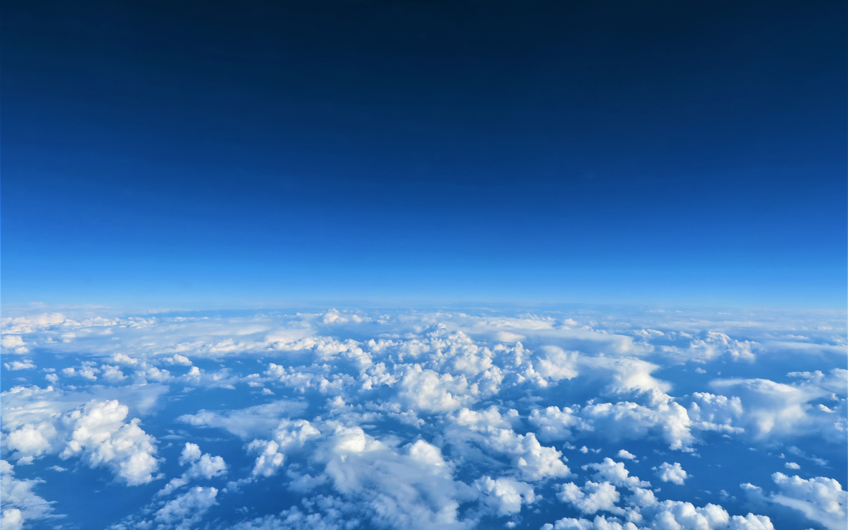 Blue sky, above clouds, 2880x1800 wallpaper