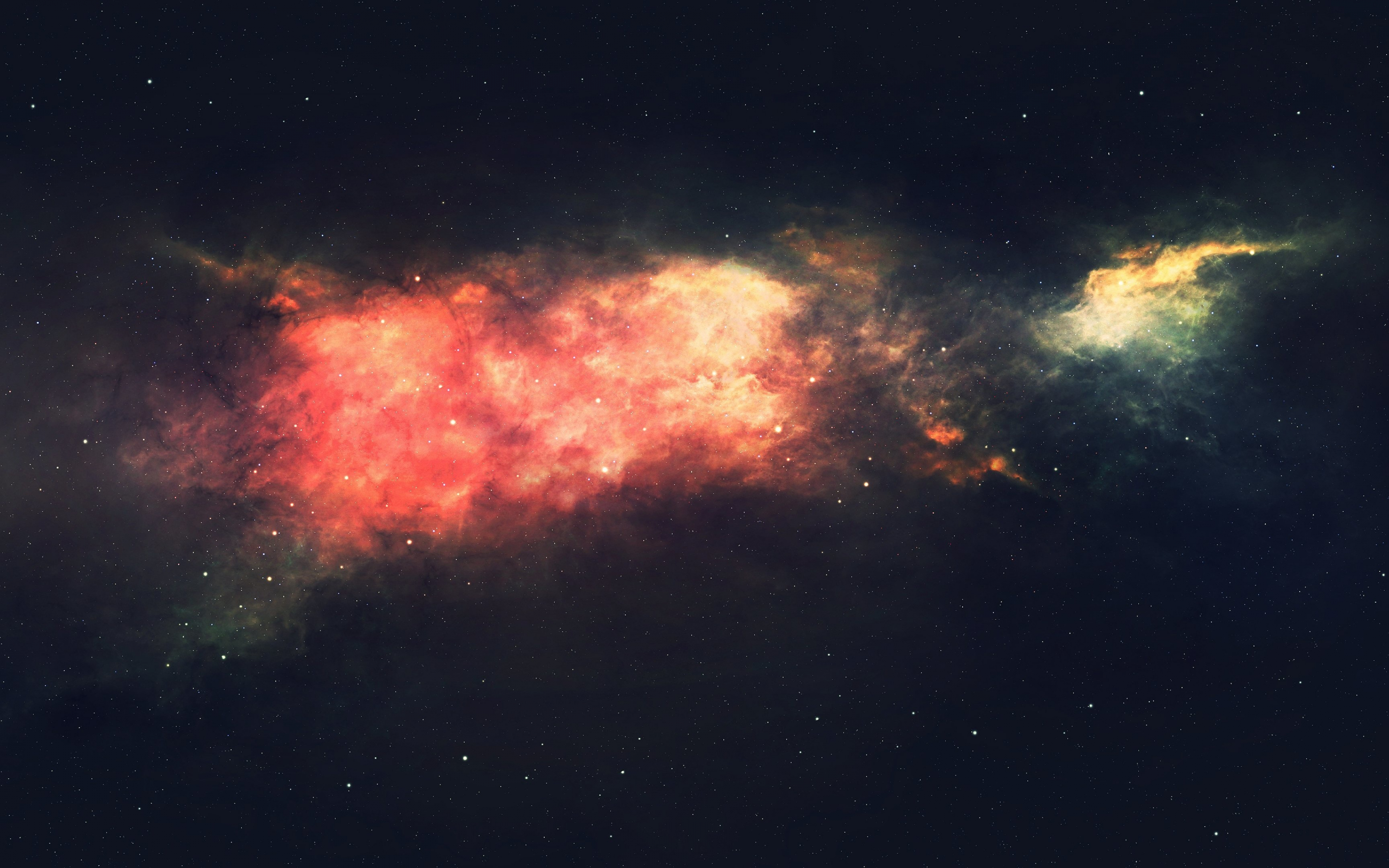 Stars, space, galaxy, dark, milky way, 2880x1800 wallpaper