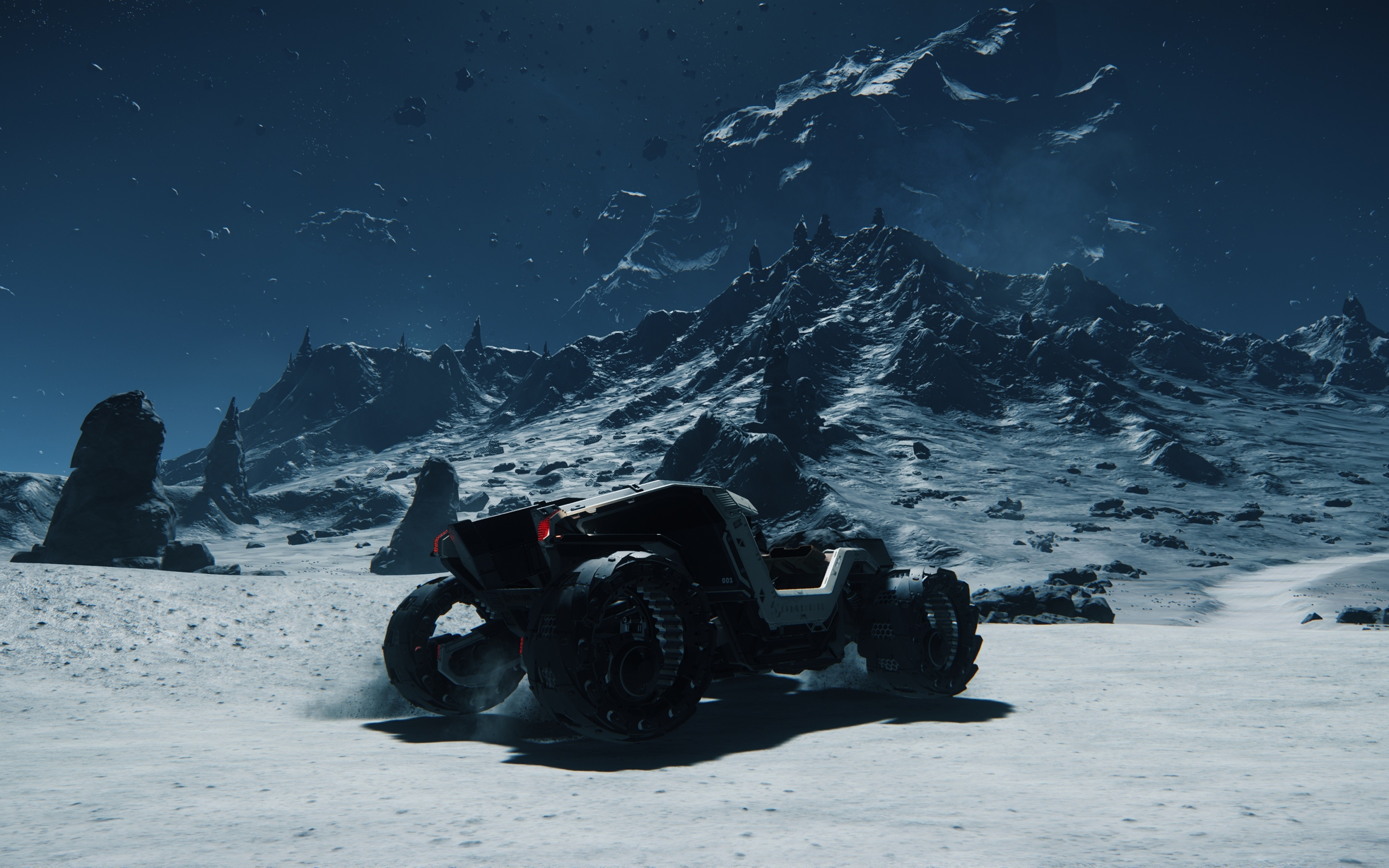 Mountains, Rover vehicle, Star Citizen, video game, 2880x1800 wallpaper