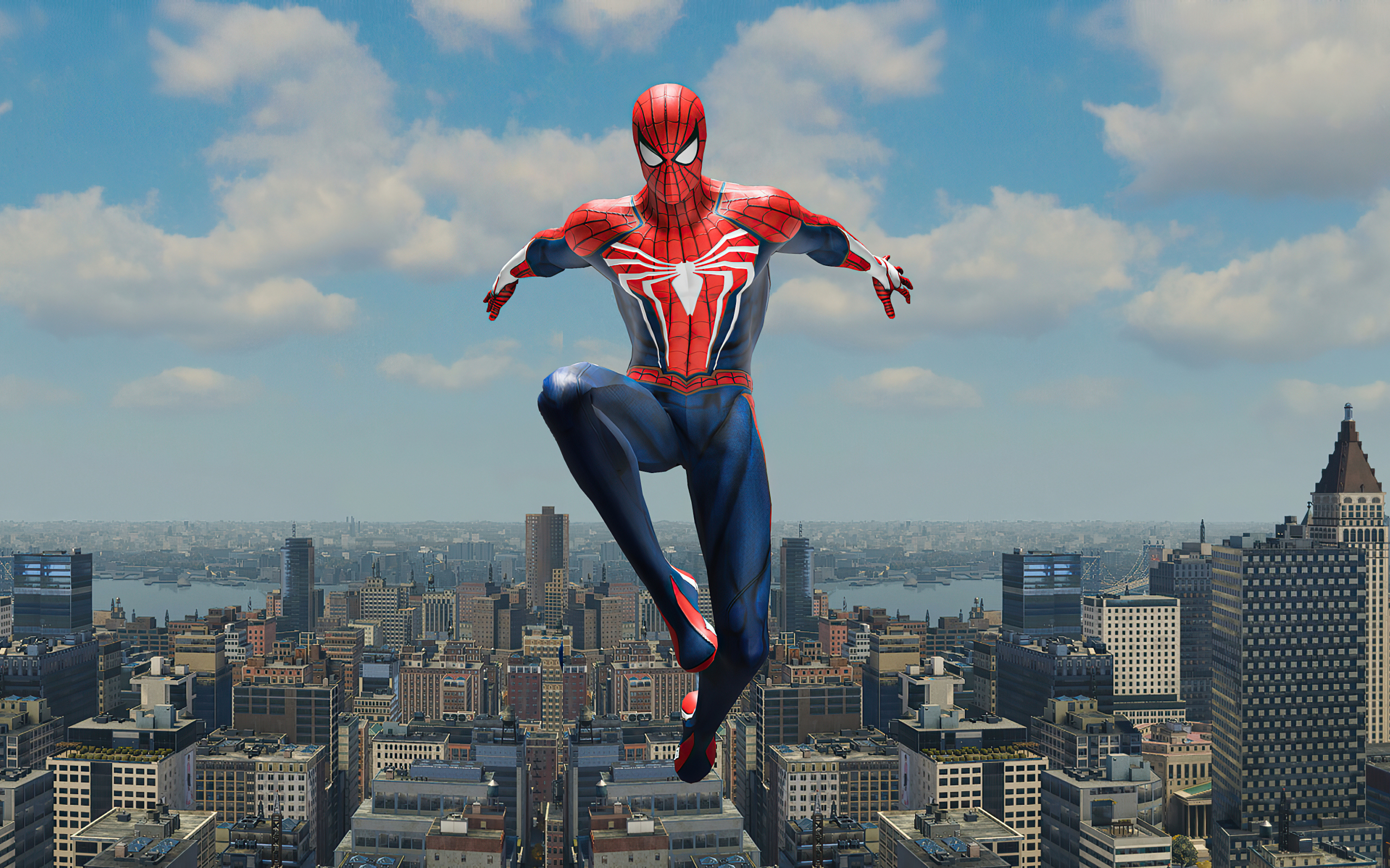 Spider-man, PS4 game, new yorker, 2880x1800 wallpaper