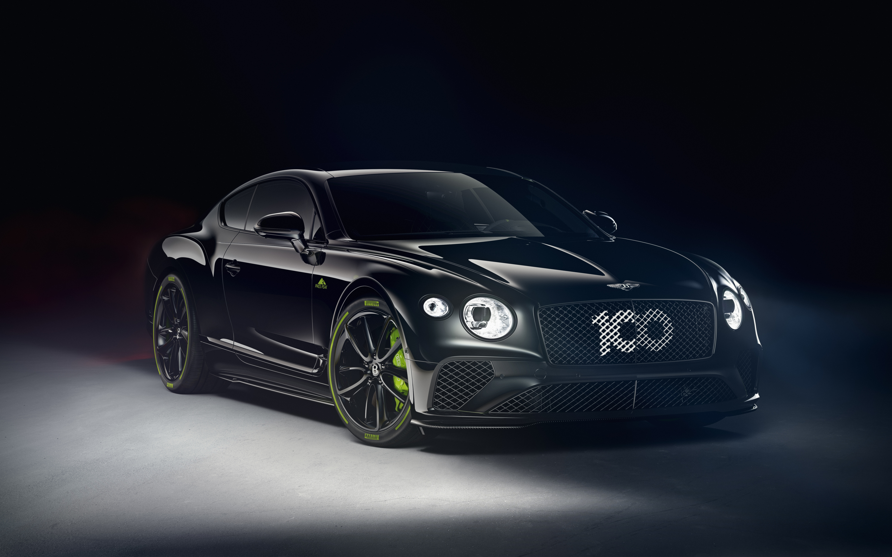 Black Bentley Continental GT, luxury car, 2880x1800 wallpaper