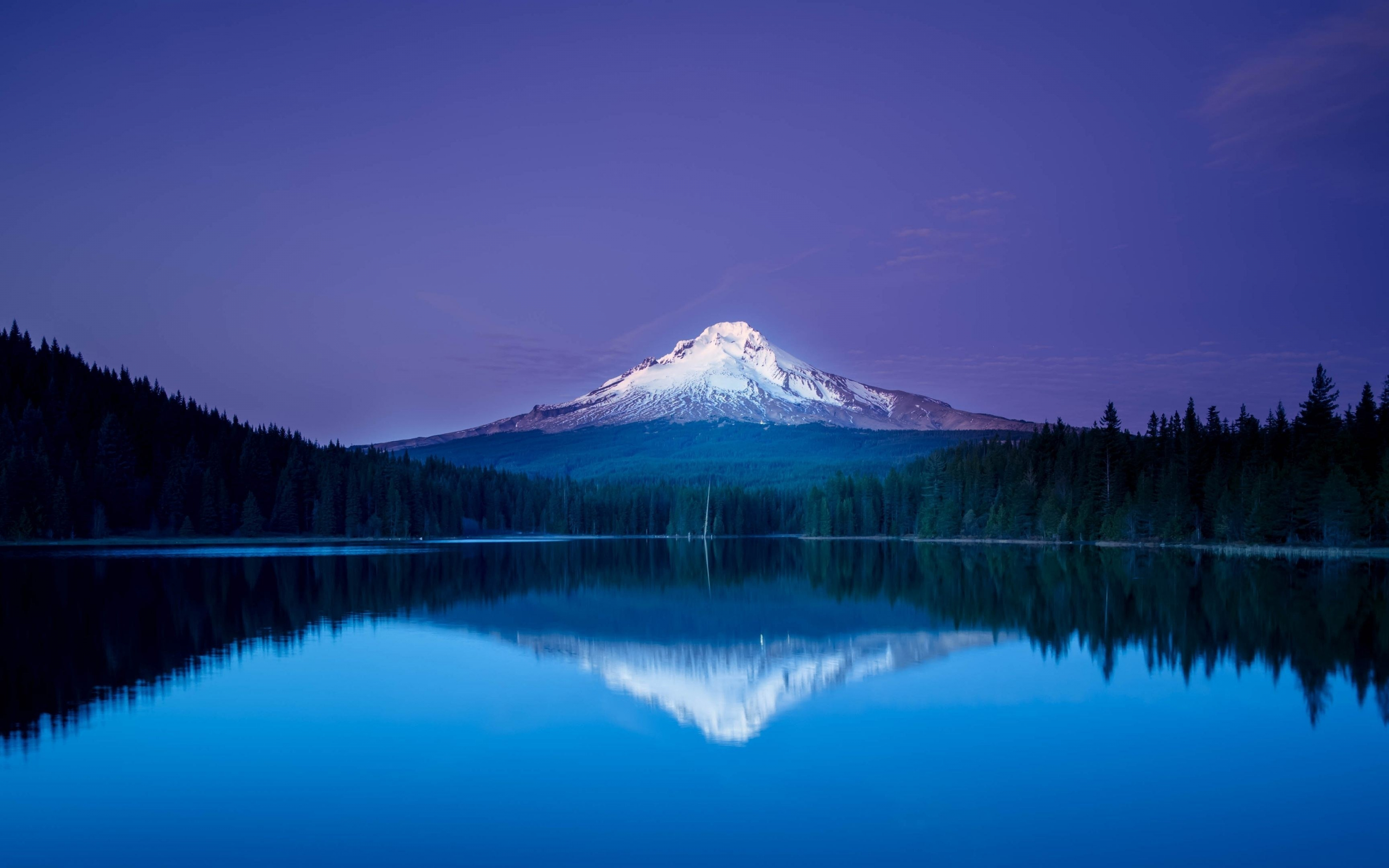 Landscape, lake, mountains, reflections, 2880x1800 wallpaper