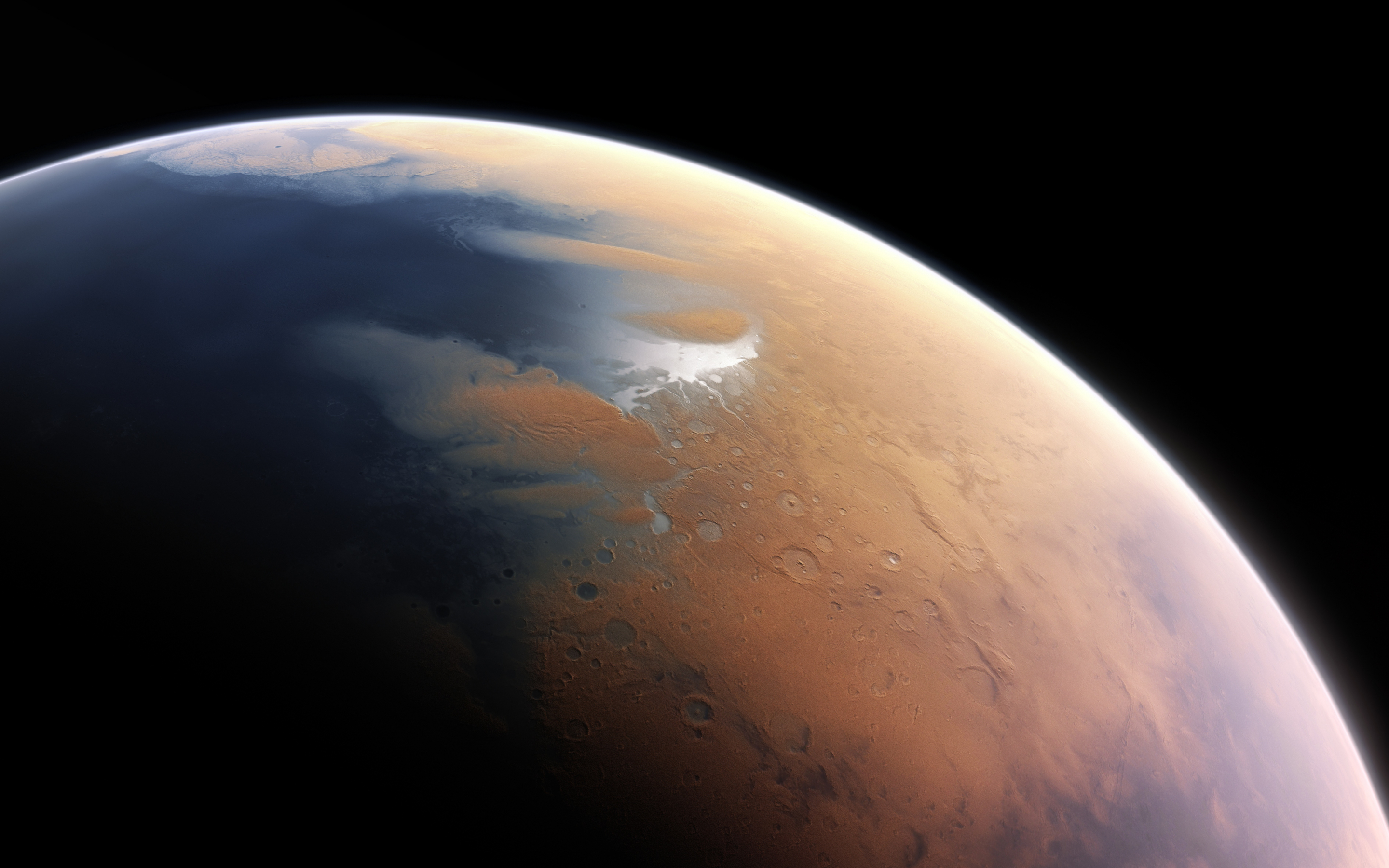 Mars, space, surface, planet, 2880x1800 wallpaper