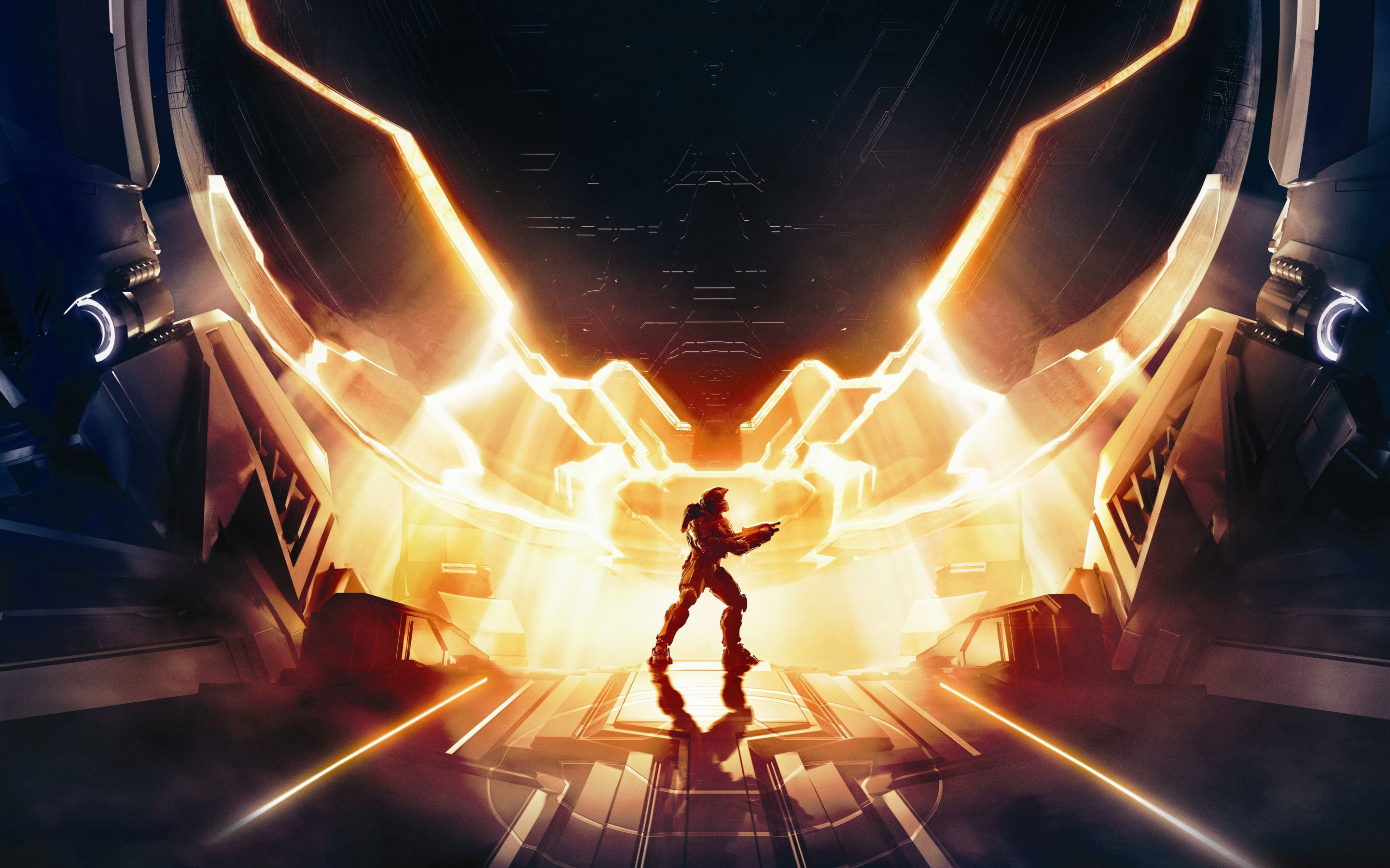 Halo Infinite, video game, art, 2880x1800 wallpaper