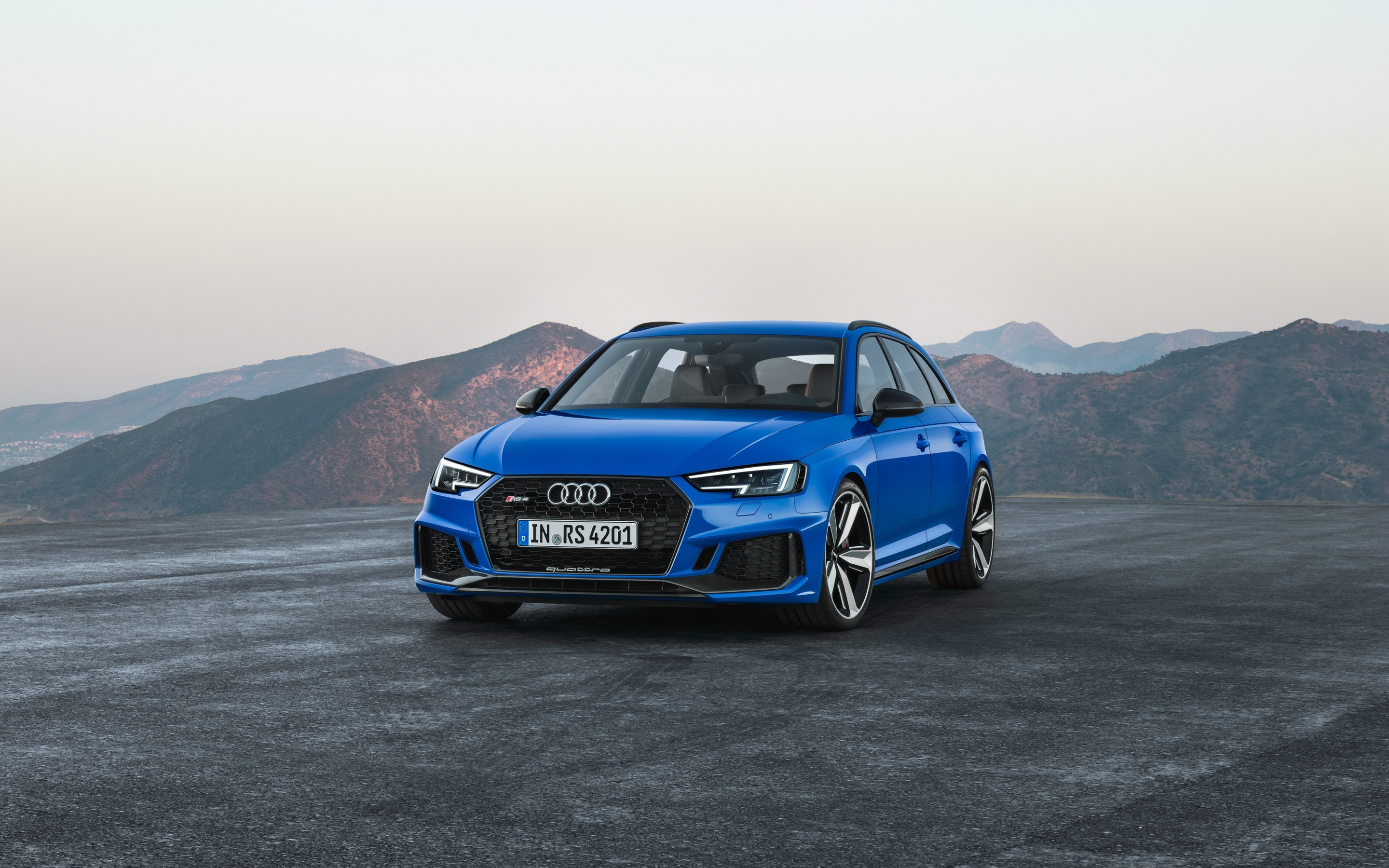 Luxrious, Blue, Audi RS4, 2880x1800 wallpaper