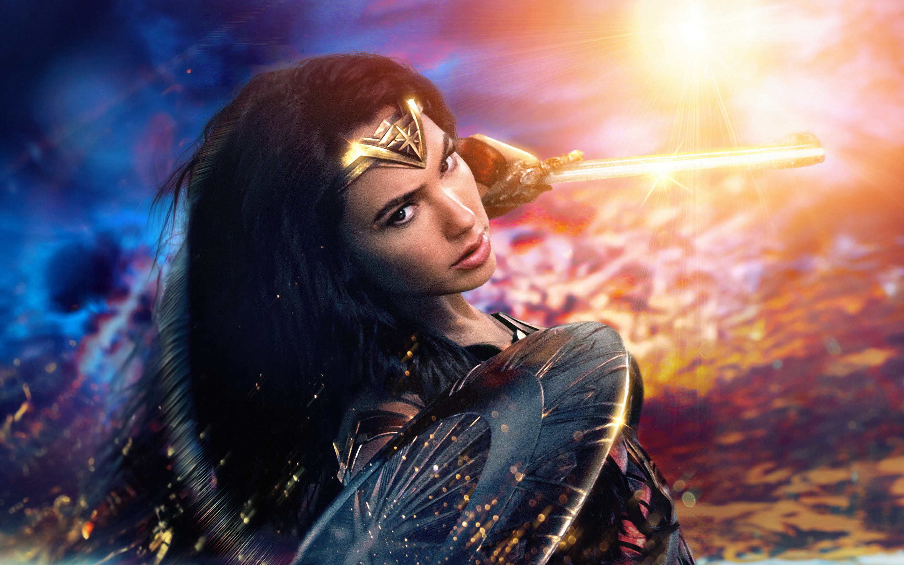 Wonder Woman, Justice League's Hero, poster, 2880x1800 wallpaper