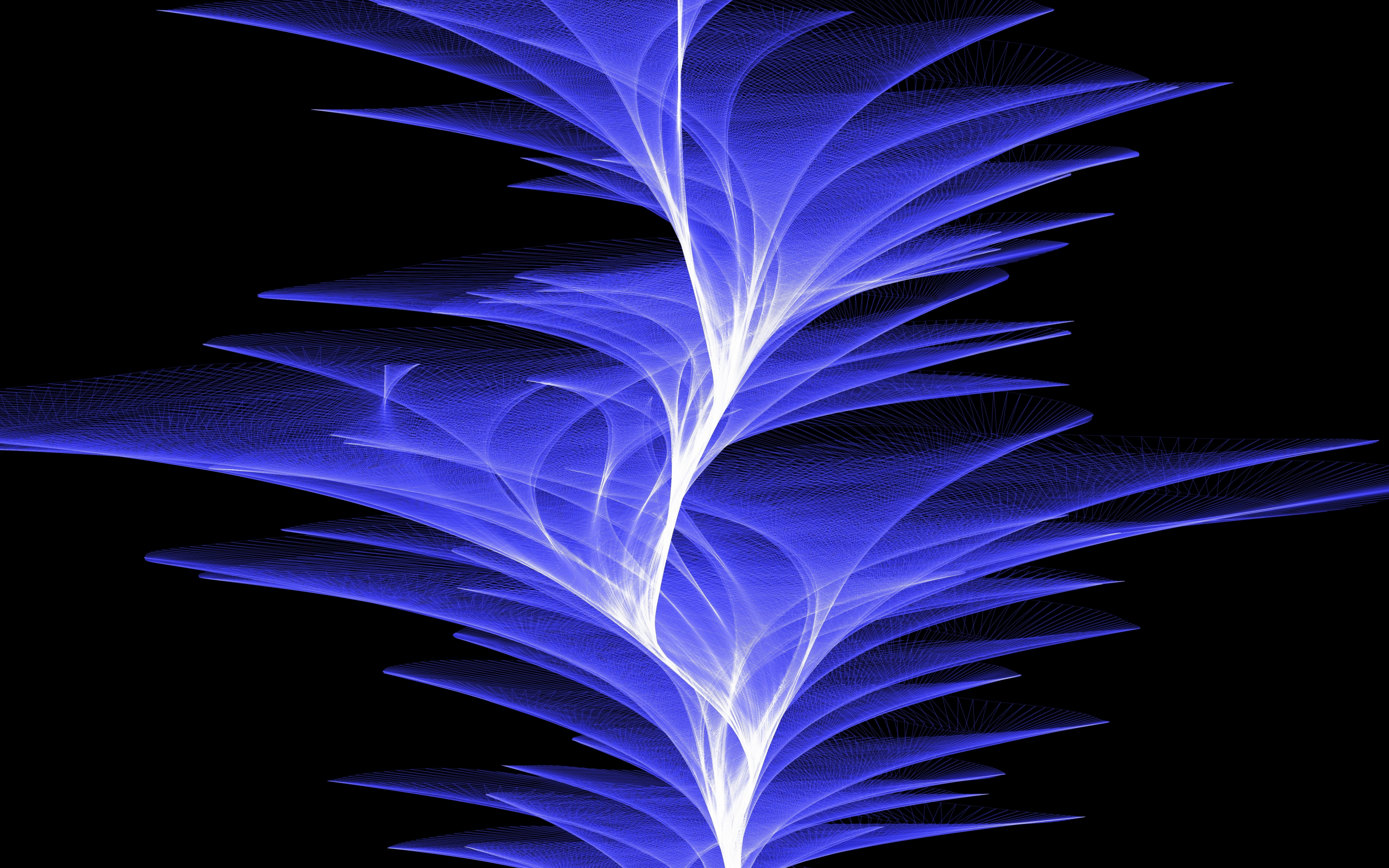 Fractal, abstraction, lines, 2880x1800 wallpaper