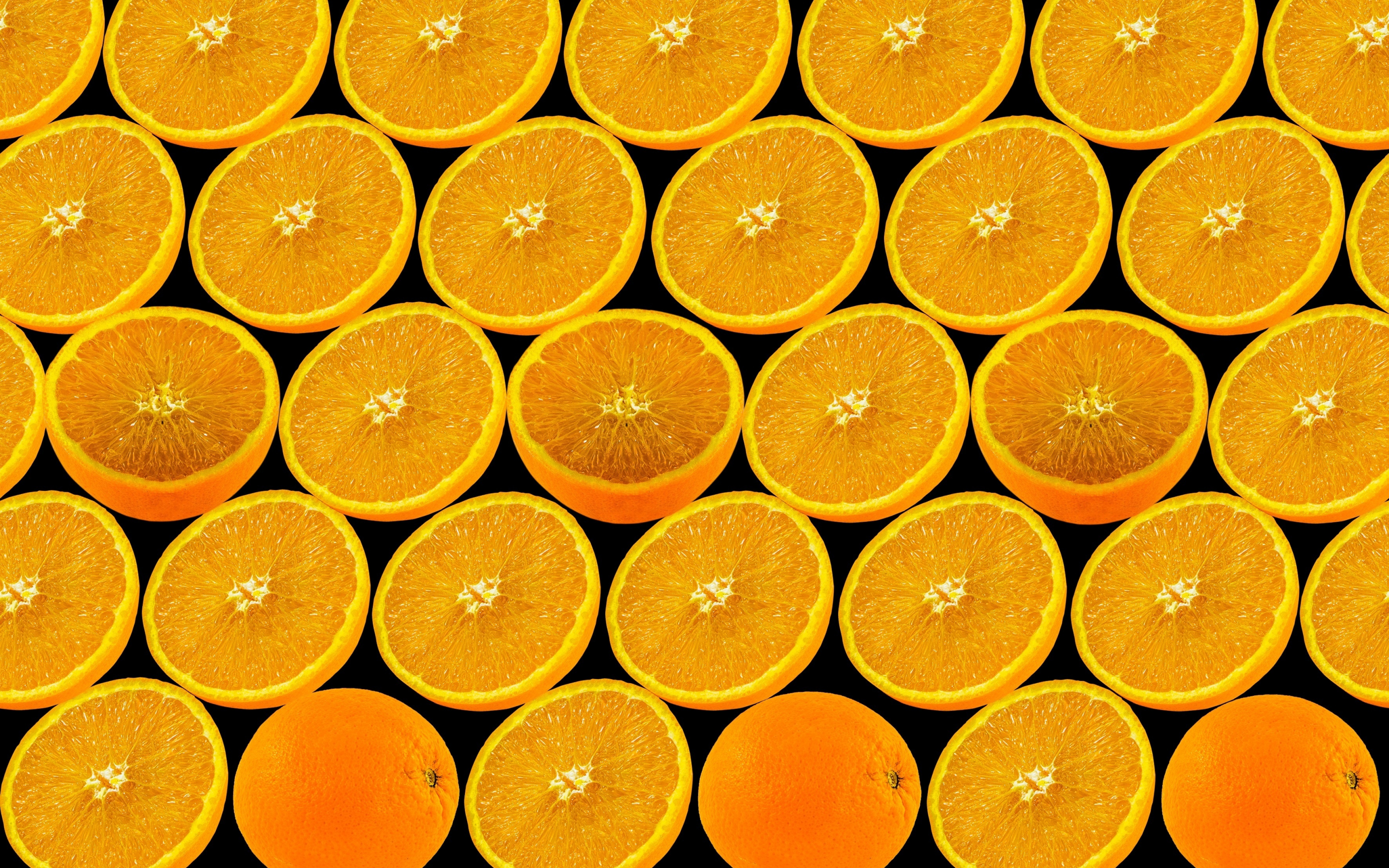 Fruit, orange, pattern, mandarin, 2880x1800 wallpaper