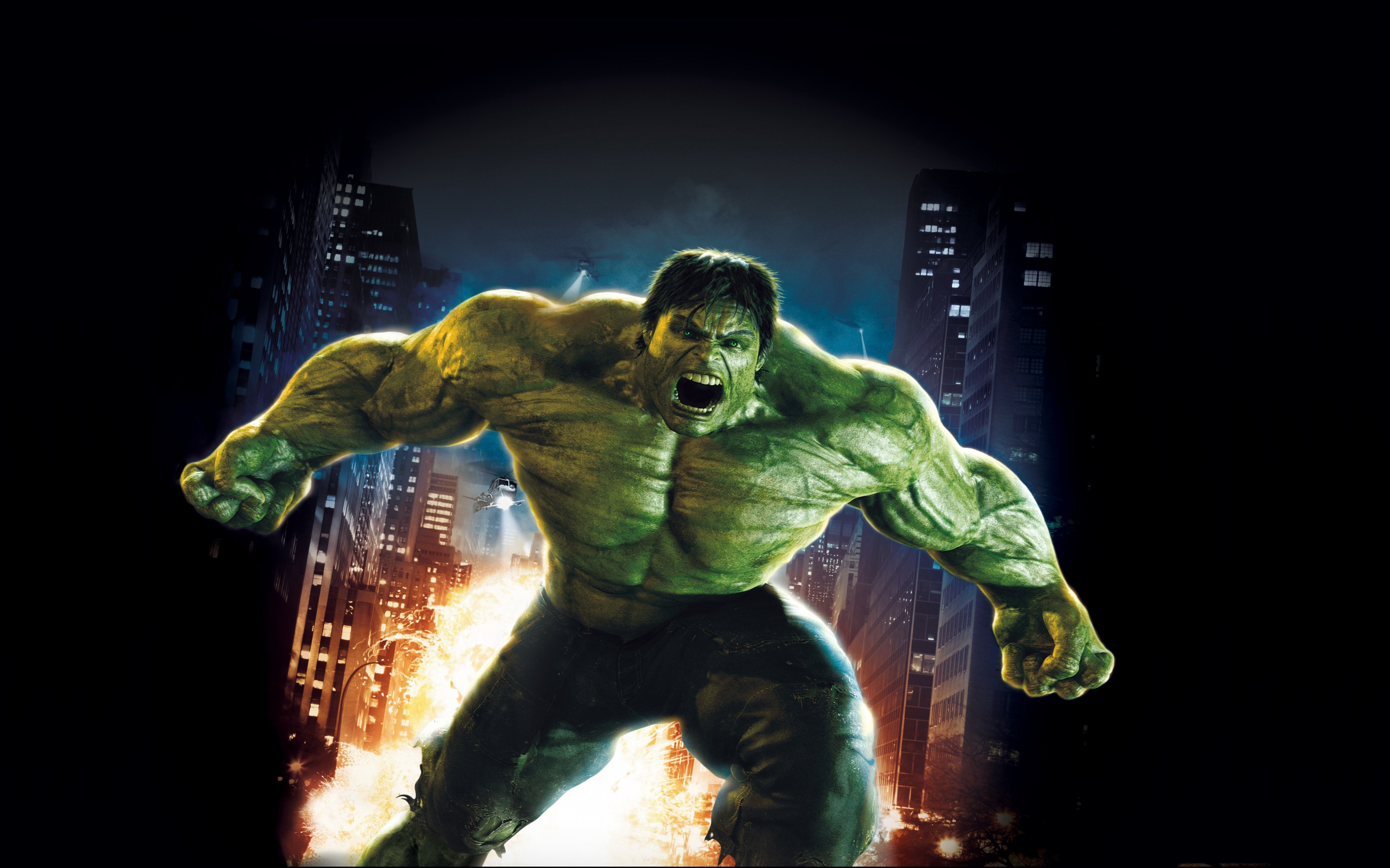 The Incredible Hulk, superhero, movie, 2880x1800 wallpaper