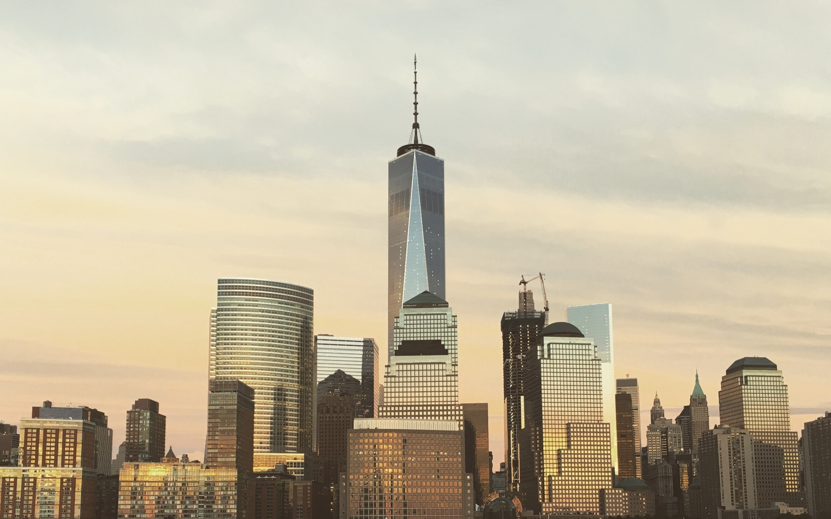 New York, skyline, buildings, city, 2880x1800 wallpaper