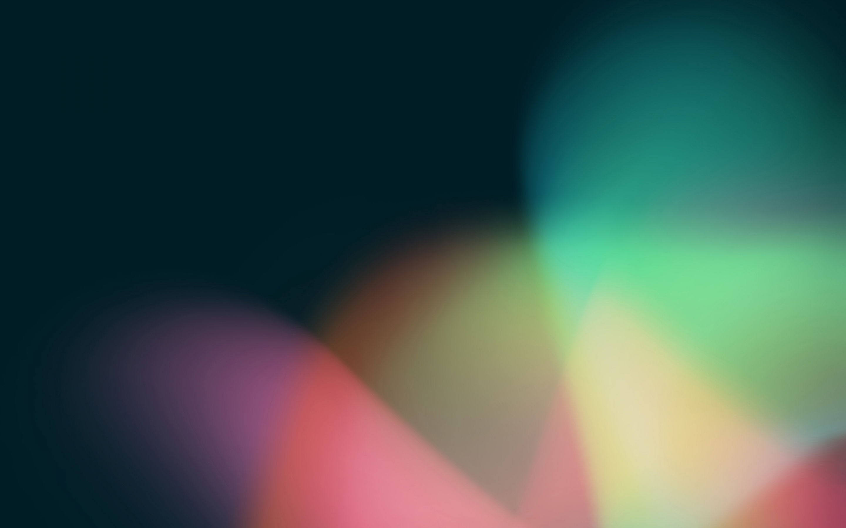 Colorful, blurred, waves, abstract, 2880x1800 wallpaper