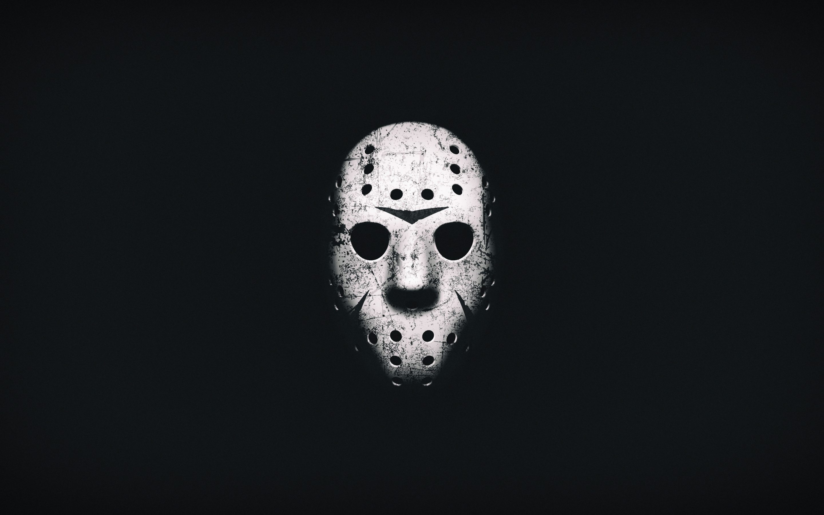 Mask, minimal, Friday the 13th, movie, 2880x1800 wallpaper