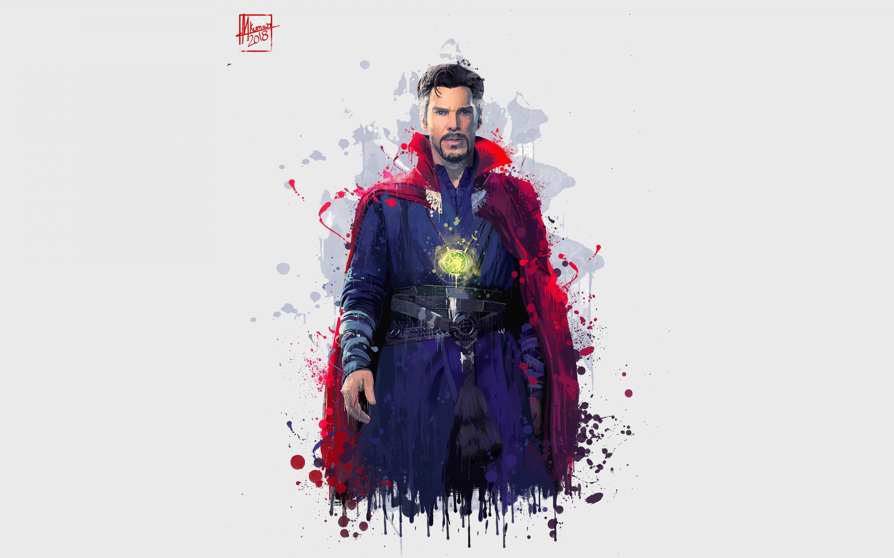 Doctor Strange, Avengers: infinity war, artwork, 2880x1800 wallpaper