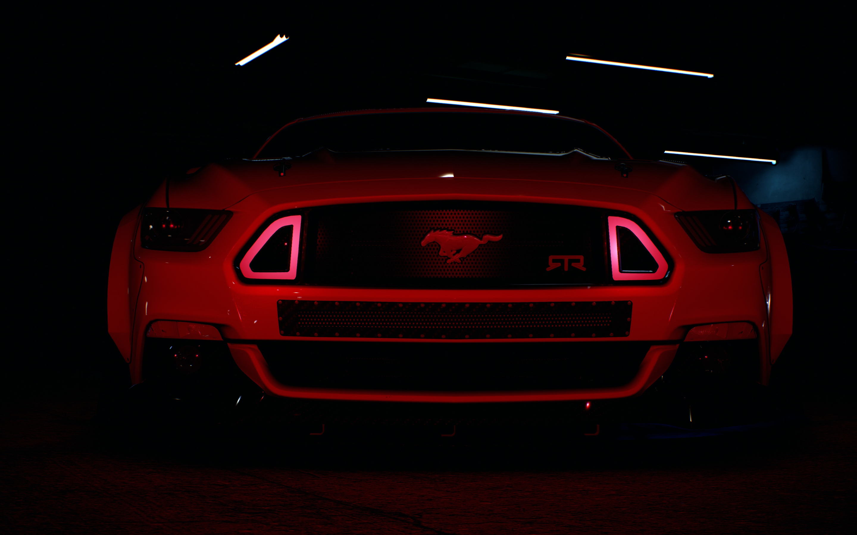 Headlight, Need for speed, ford mustang, 2880x1800 wallpaper