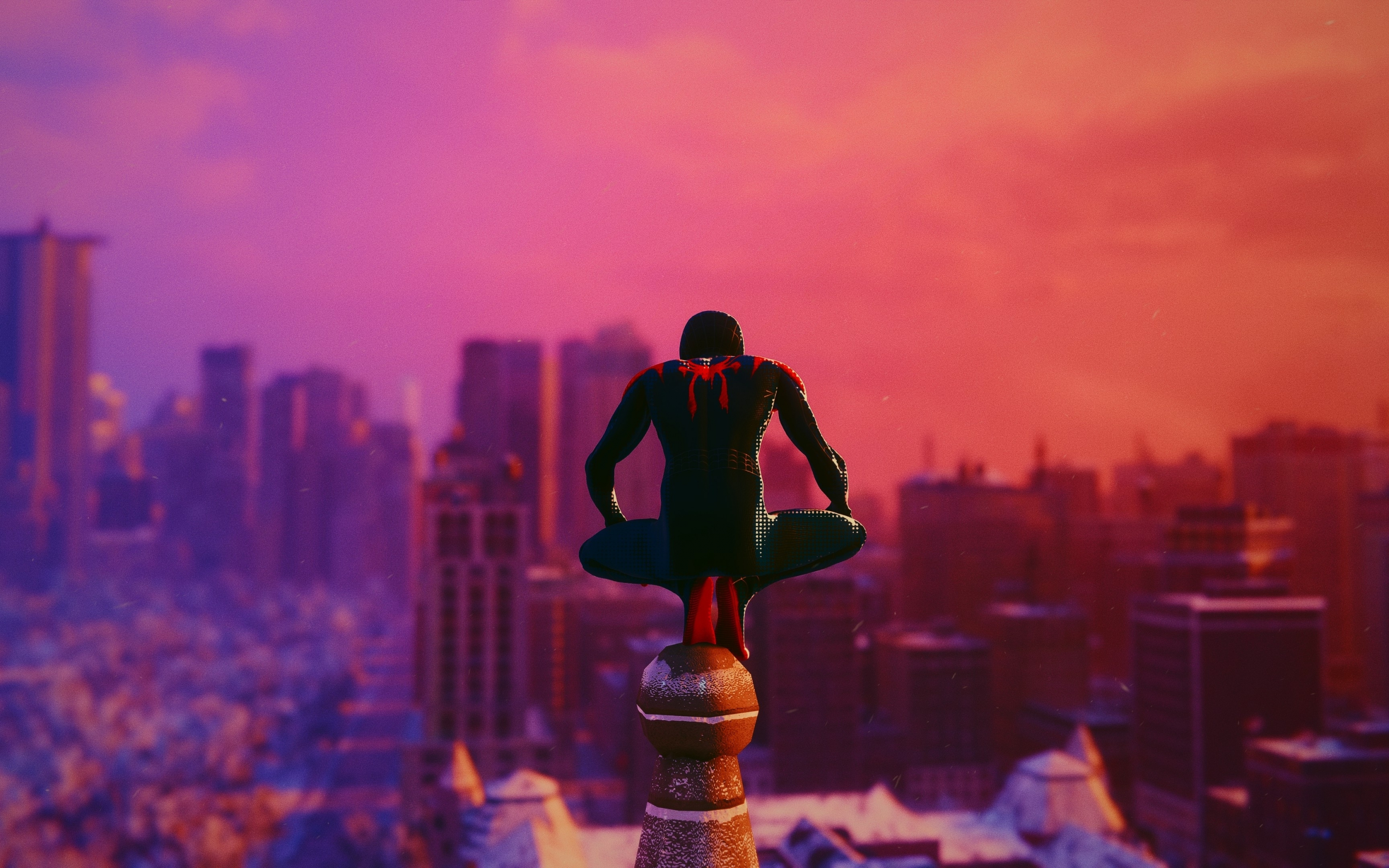 Shot from game, Miles Morales, 2880x1800 wallpaper