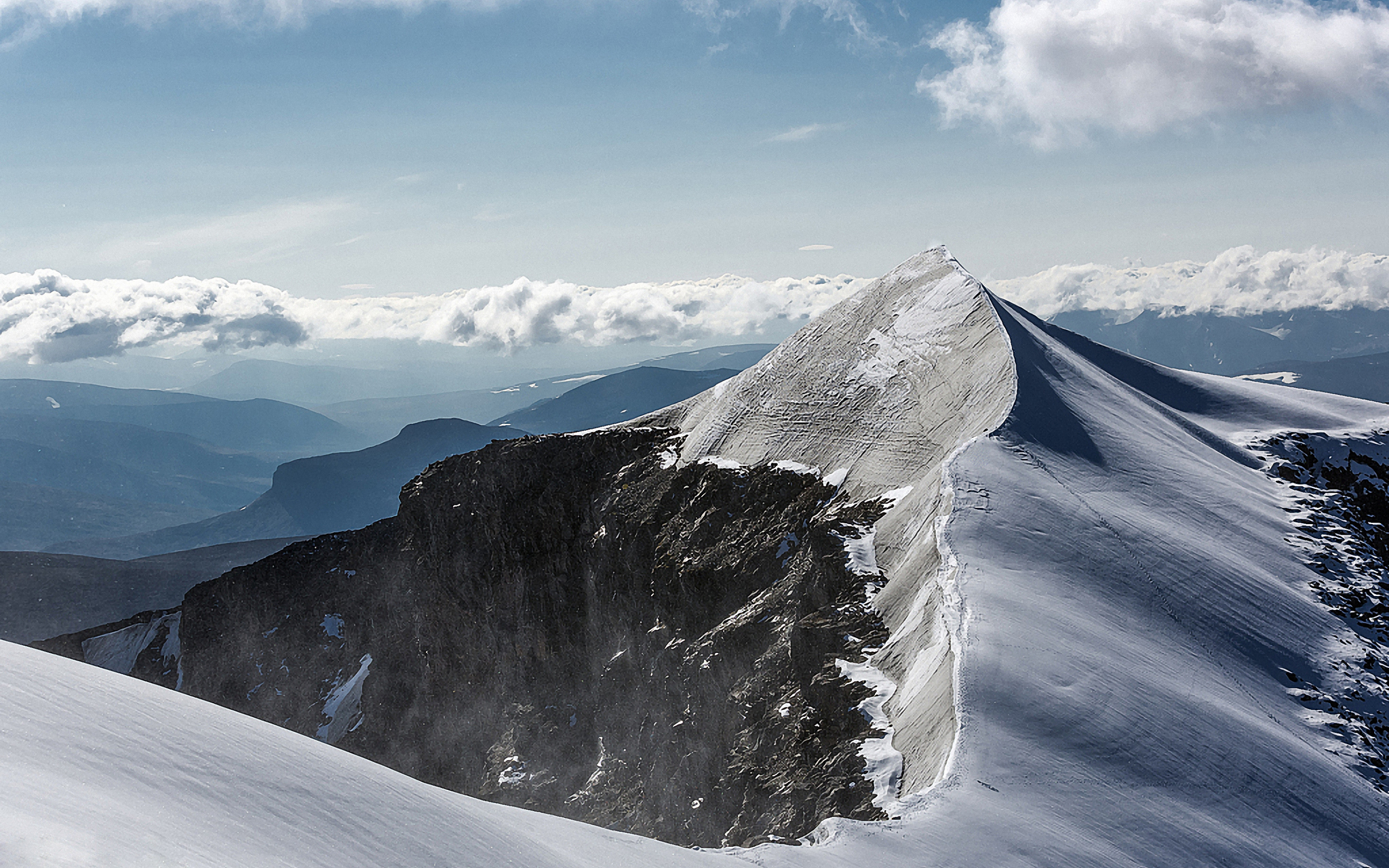 Peak, mountains, Microsoft Surface, stock, 2880x1800 wallpaper