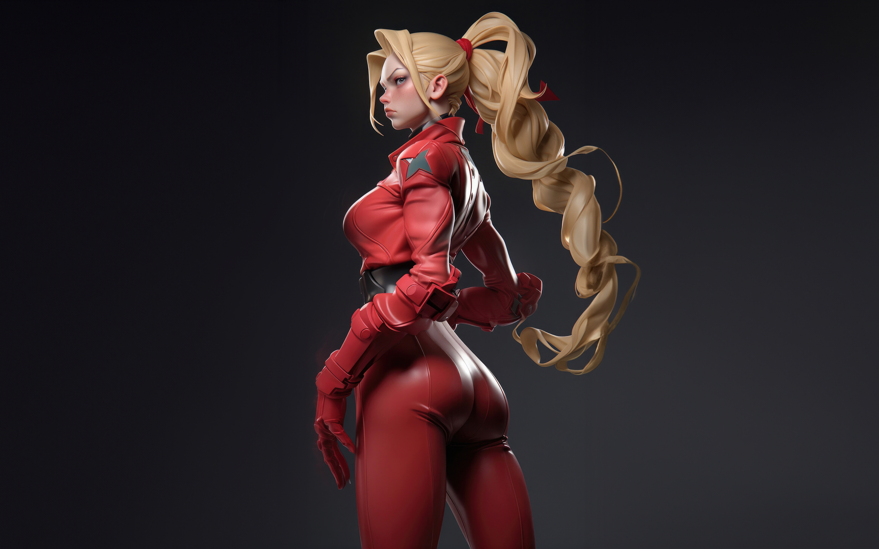 Beautiful and hot Cammy, Street Fighter 6, game art, 2880x1800 wallpaper