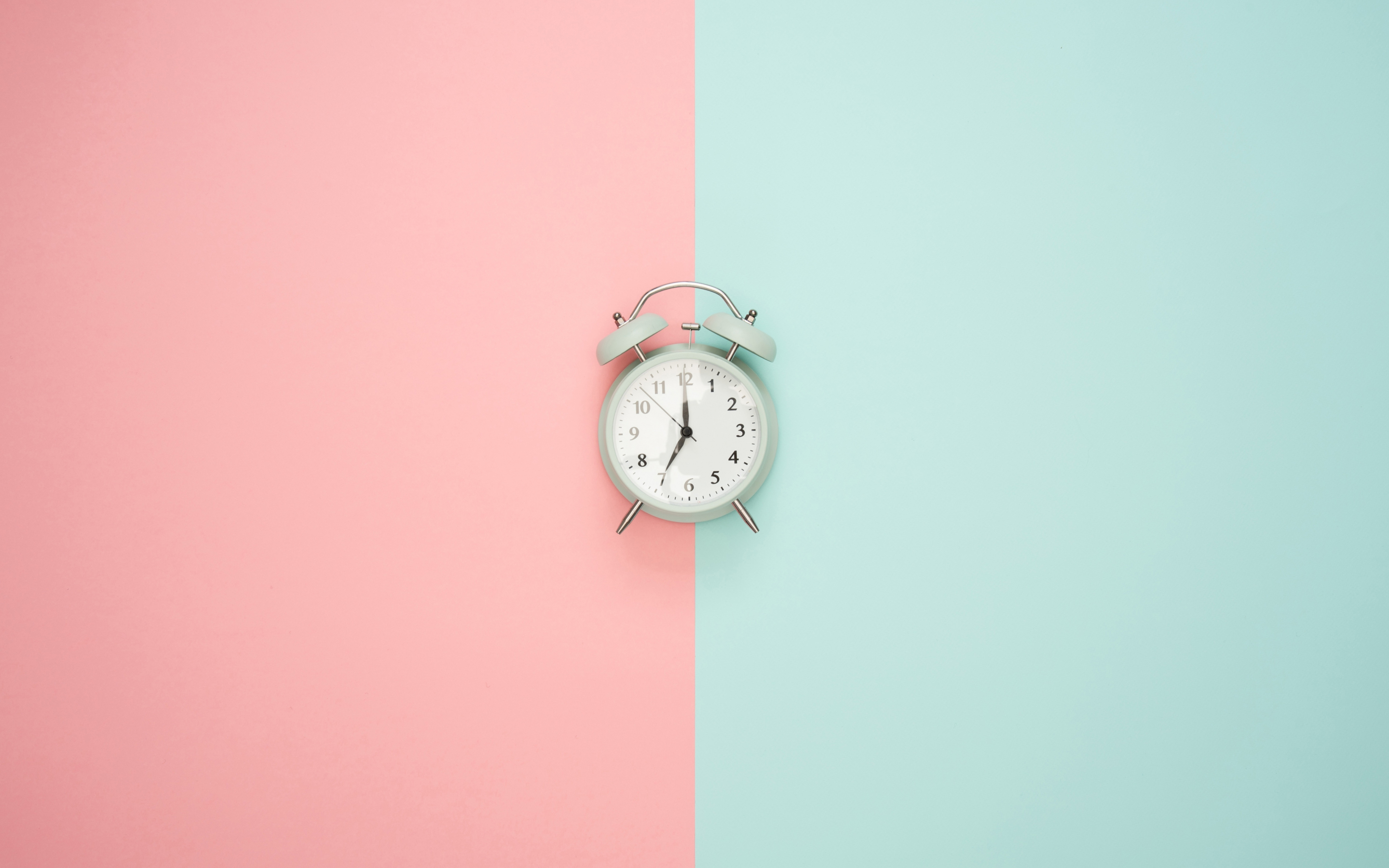 Alarm clock, minimal, 2880x1800 wallpaper