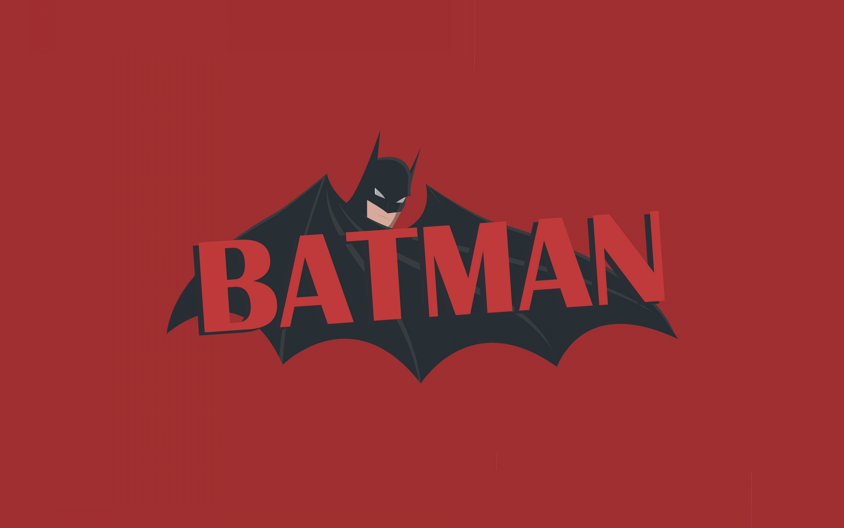 Batman, minimal, 2019, 2880x1800 wallpaper