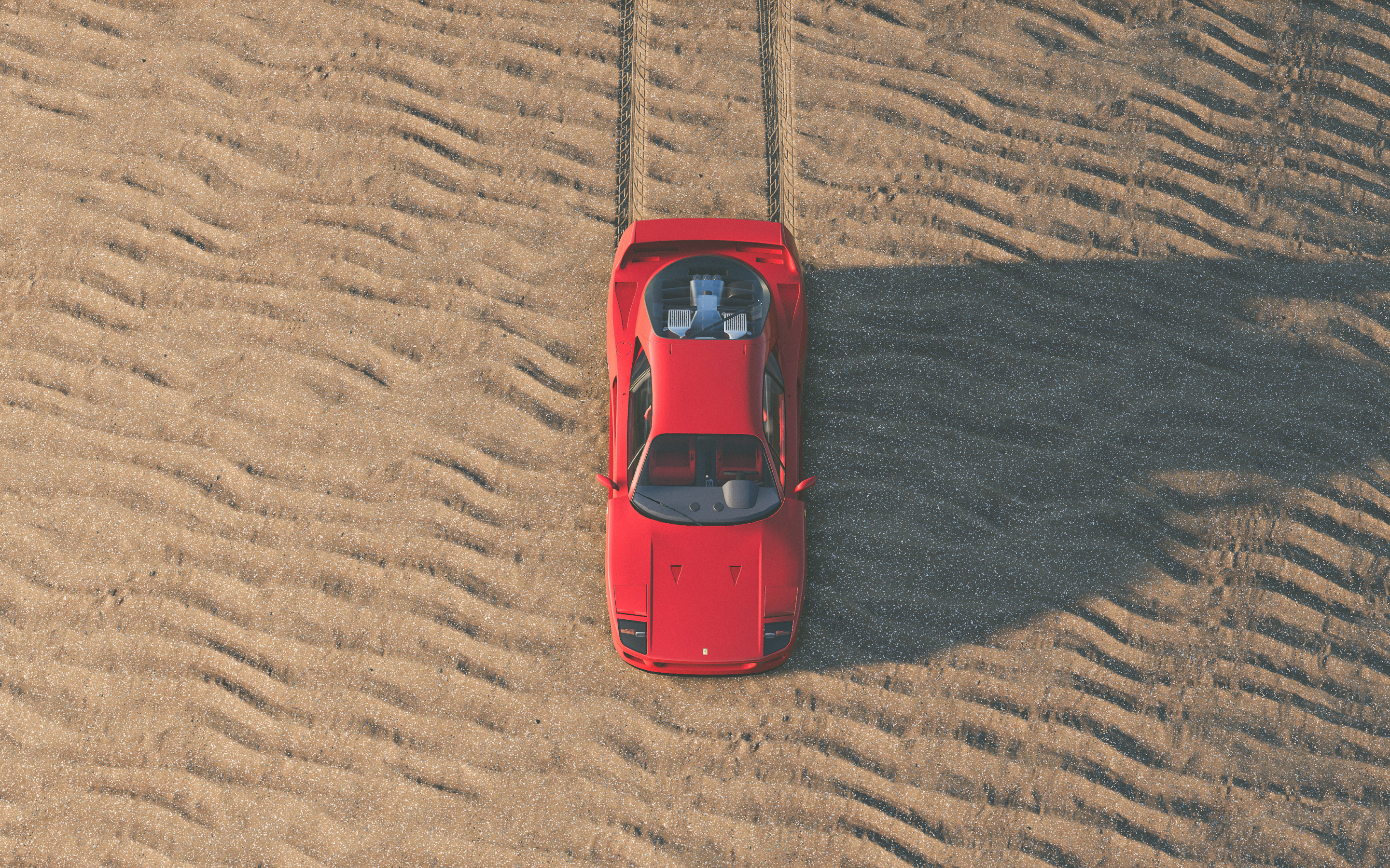 Red, Ferrari, sports car, The Crew 2, 2880x1800 wallpaper
