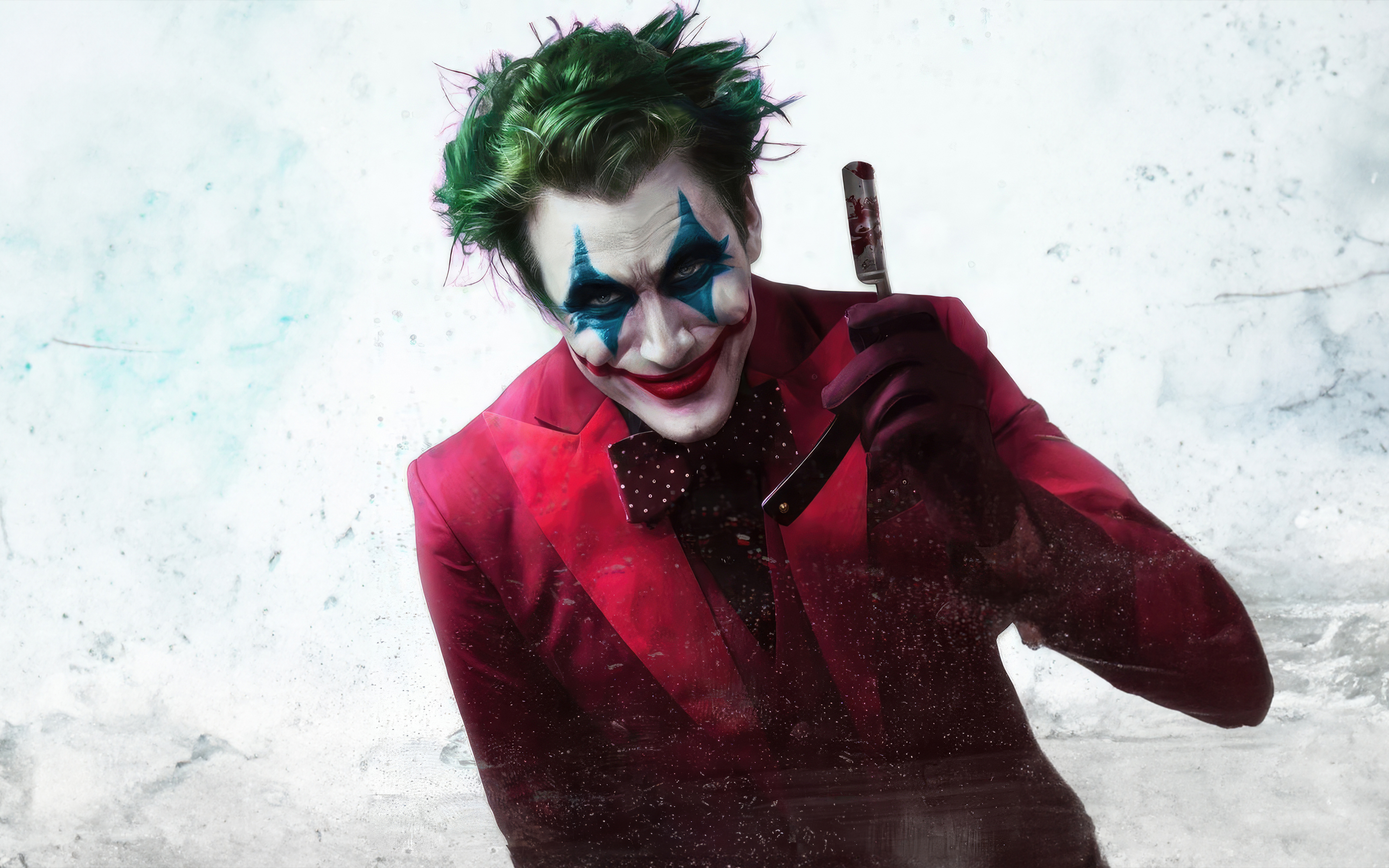 Joker, why are you laughing, art, 2880x1800 wallpaper