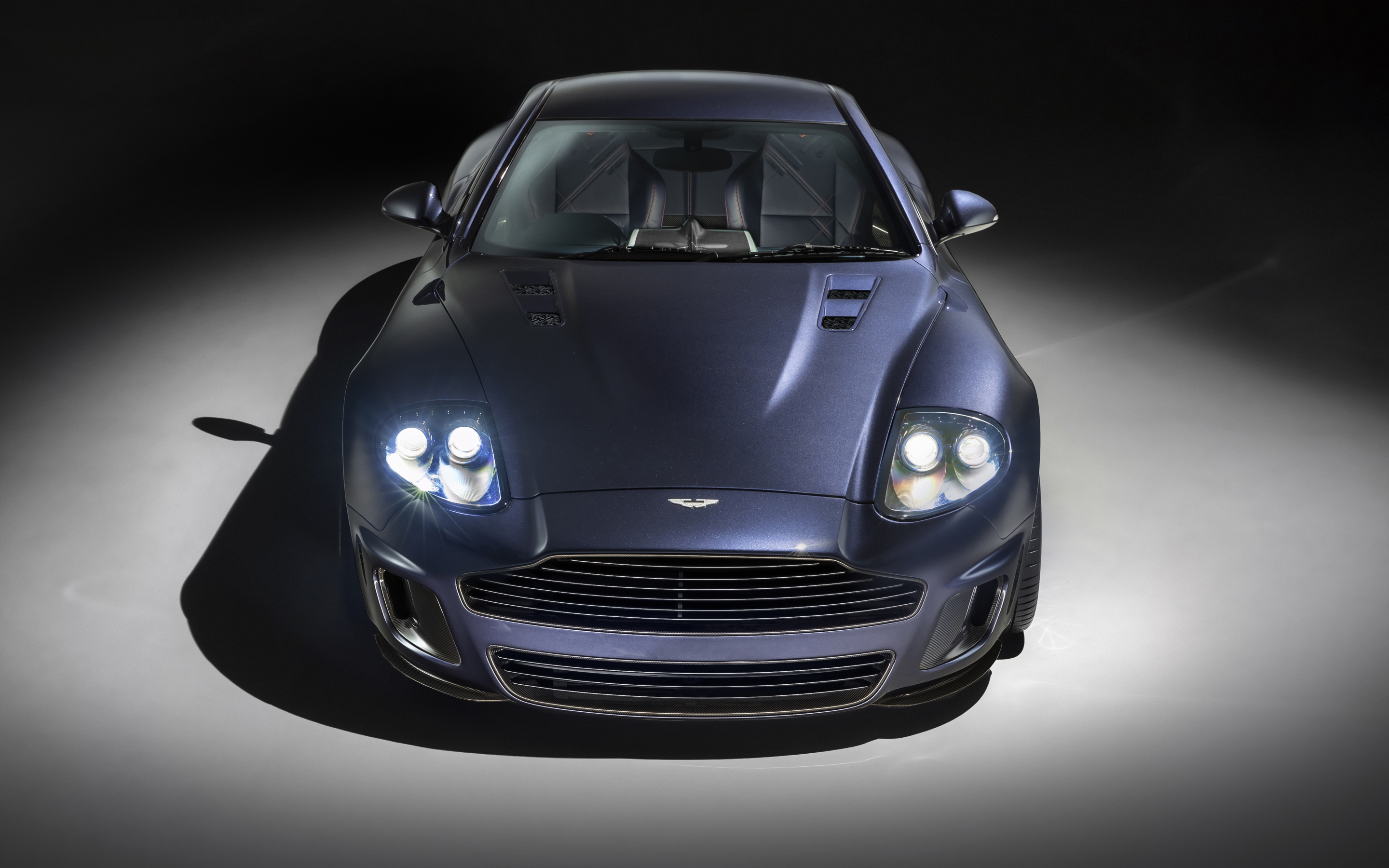 Aston Martin Vanquish 25, Callum Modernizes, blue car, 2880x1800 wallpaper